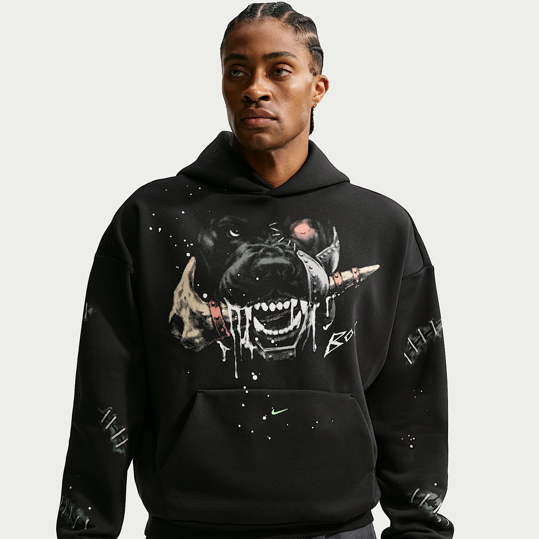 Book Standard Issue Men's Therma-FIT Brushed Basketball Pullover Hoodie