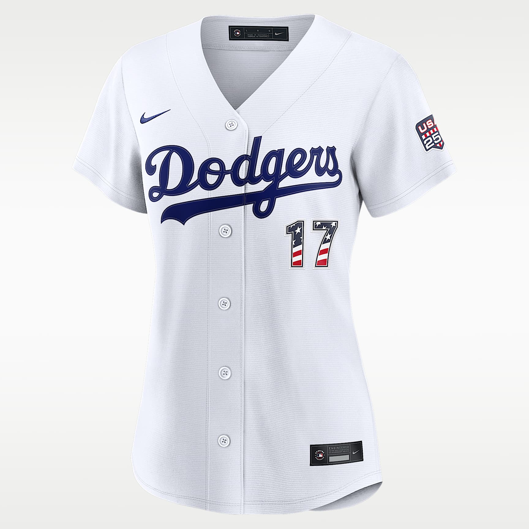 Shohei Ohtani Los Angeles Dodgers USA 250 Women's Nike MLB Stadium Jersey