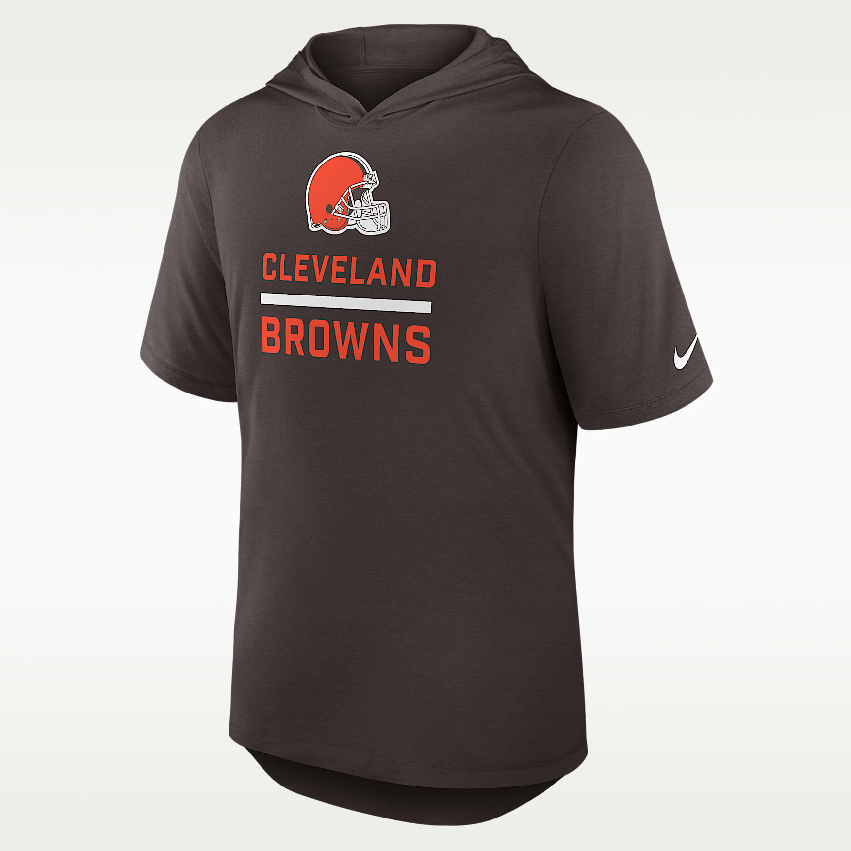 Playera Nike Dri-FIT de la NFL con gorro para hombre Cleveland Browns