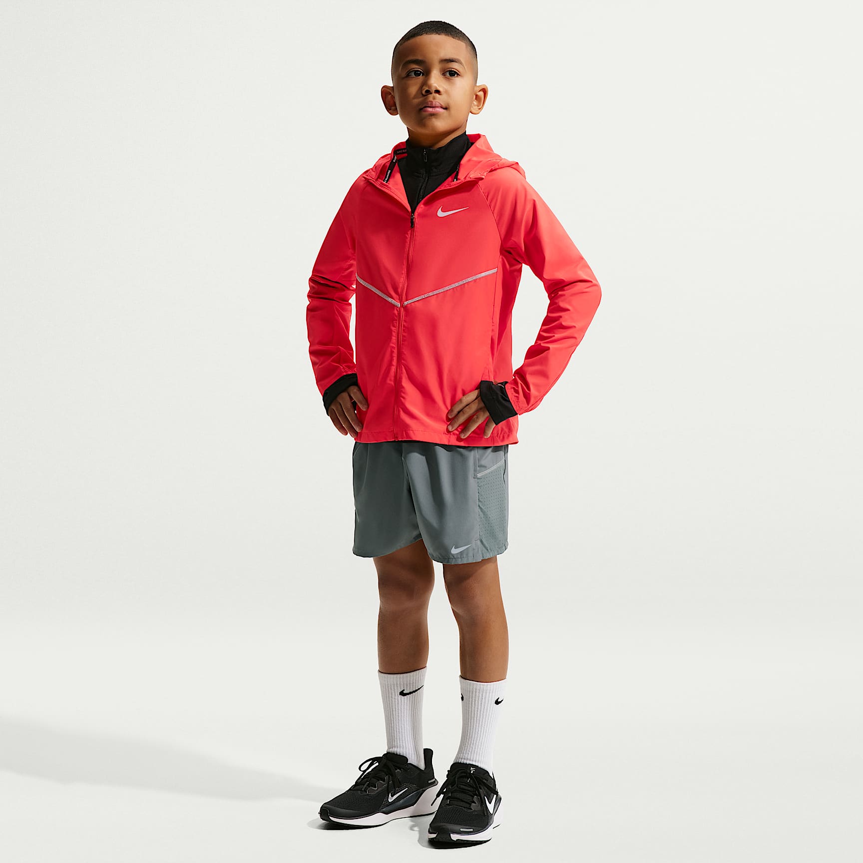 กางเกงเทรนนิ่งขาสั้น Dri-FIT เด็กโต Nike Miler