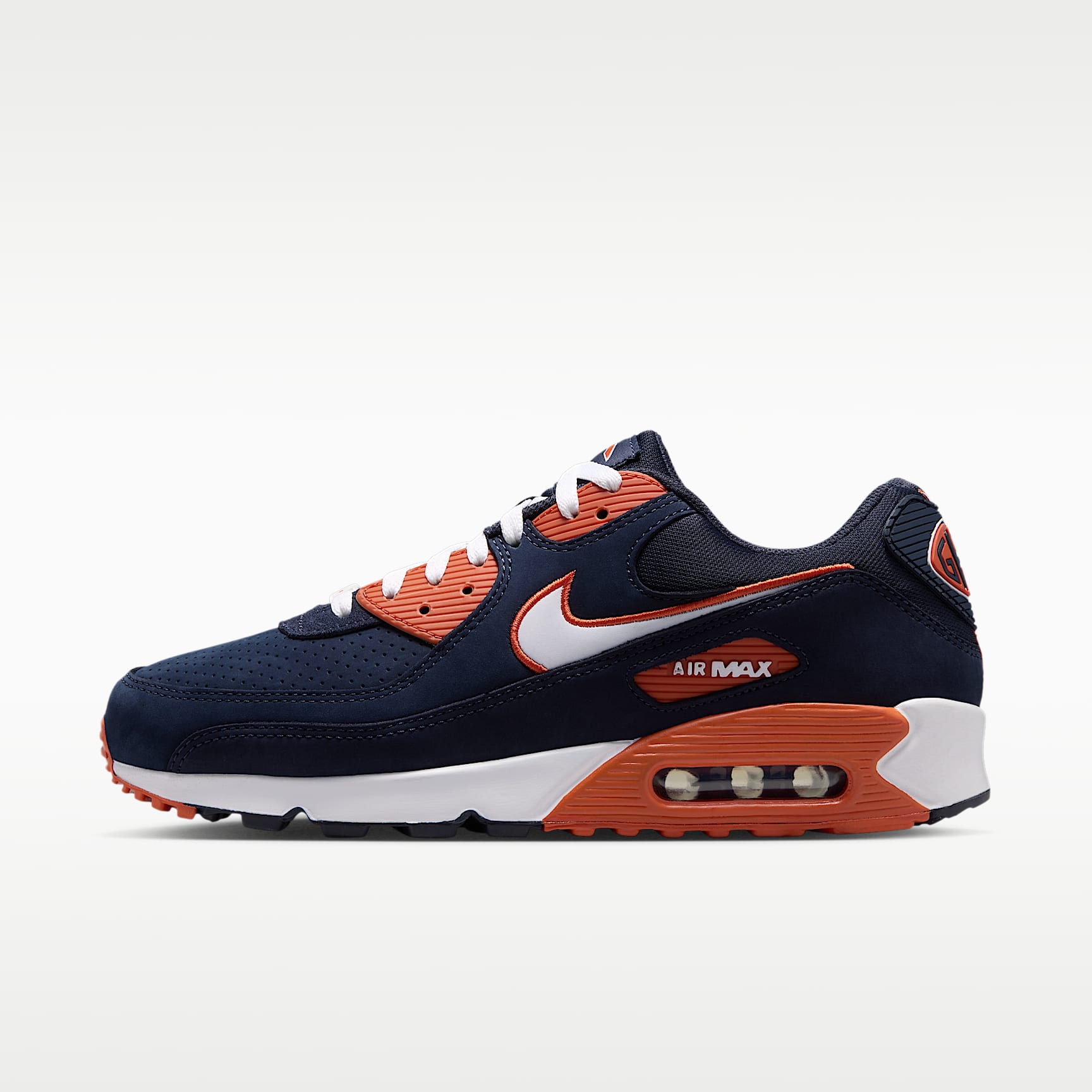Nike Air Max 90 (Chicago Bears) Men's NFL Shoes