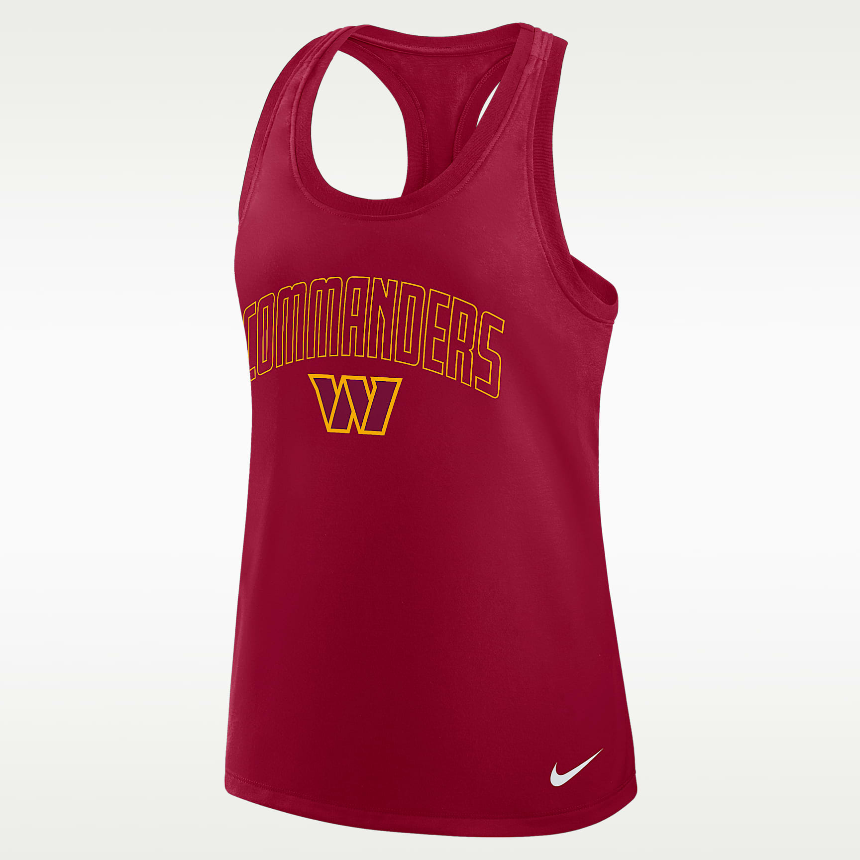 Washington Commanders Primetime Women's Nike Dri-FIT NFL Racerback Tank Top