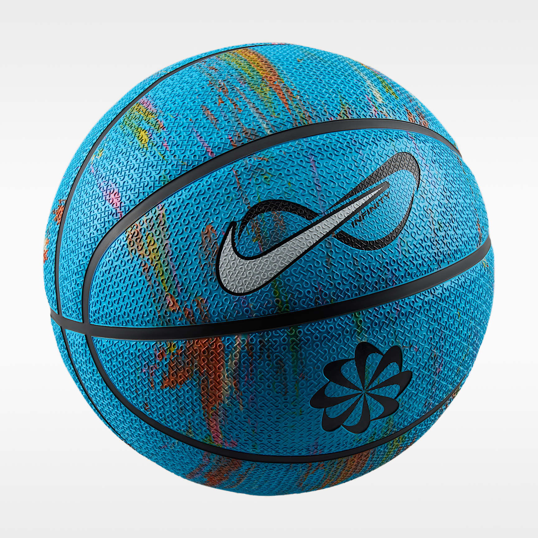 Piłka do koszykówki do gry na zewnątrz Nike Infinity Next Nature (bez powietrza)