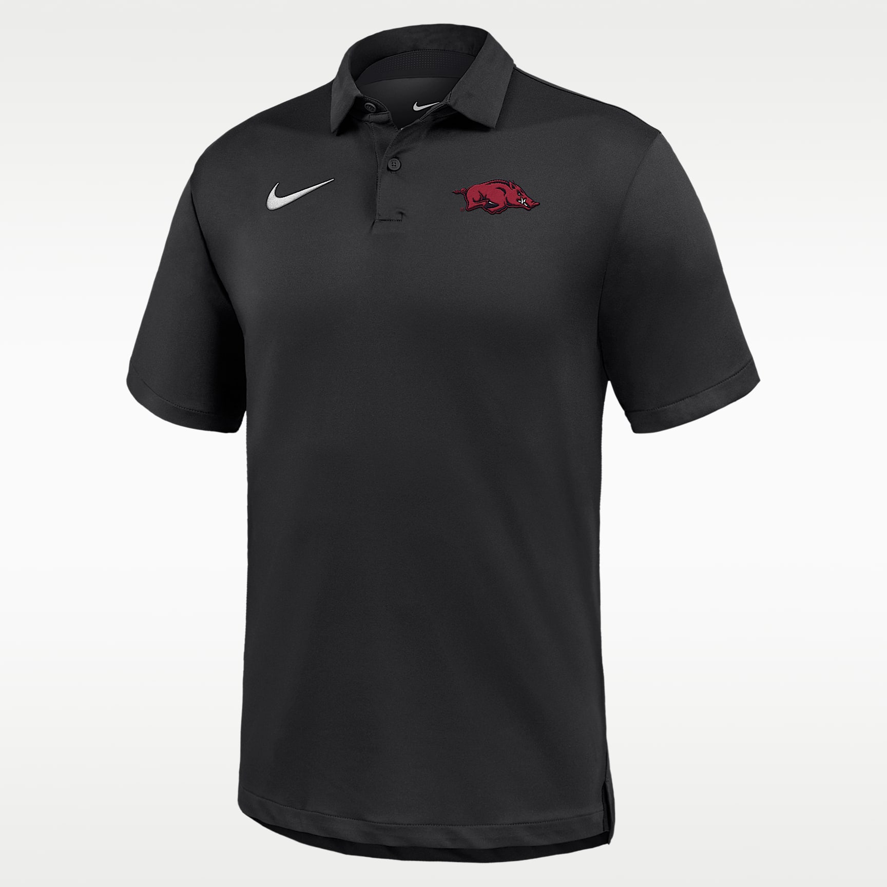 Polo universitaria Nike Dri-FIT para hombre Arkansas Razorbacks Tour