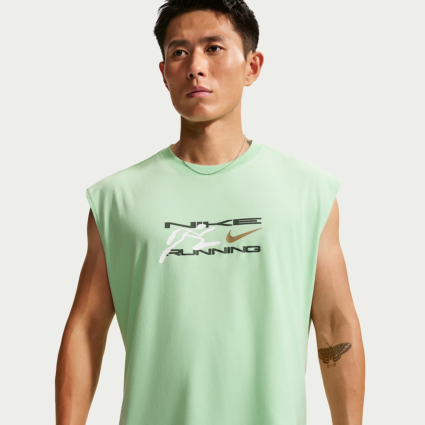 เสื้อยืดวิ่งแขนกุดผู้ชาย Dri-FIT Nike