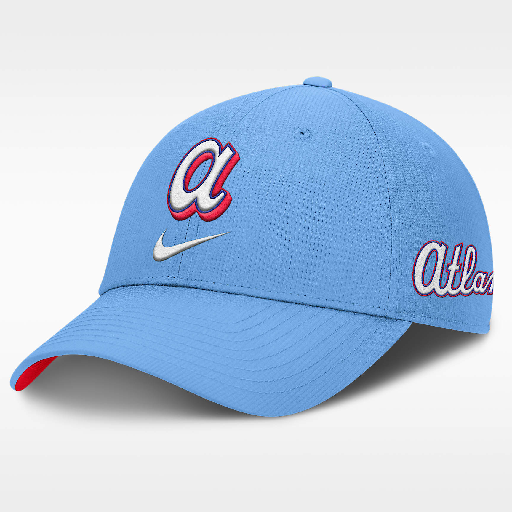 Gorra Nike Dri-FIT de la MLB ajustable para hombre Atlanta Braves City Connect Club