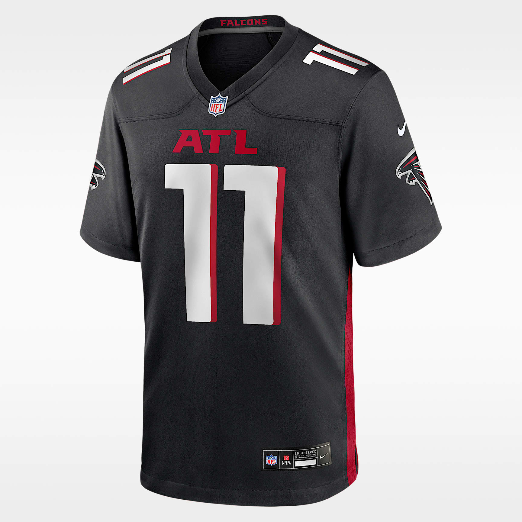 Jersey Nike de la NFL Game para hombre Jalon Walker Atlanta Falcons 2025 NFL Draft First Round Pick