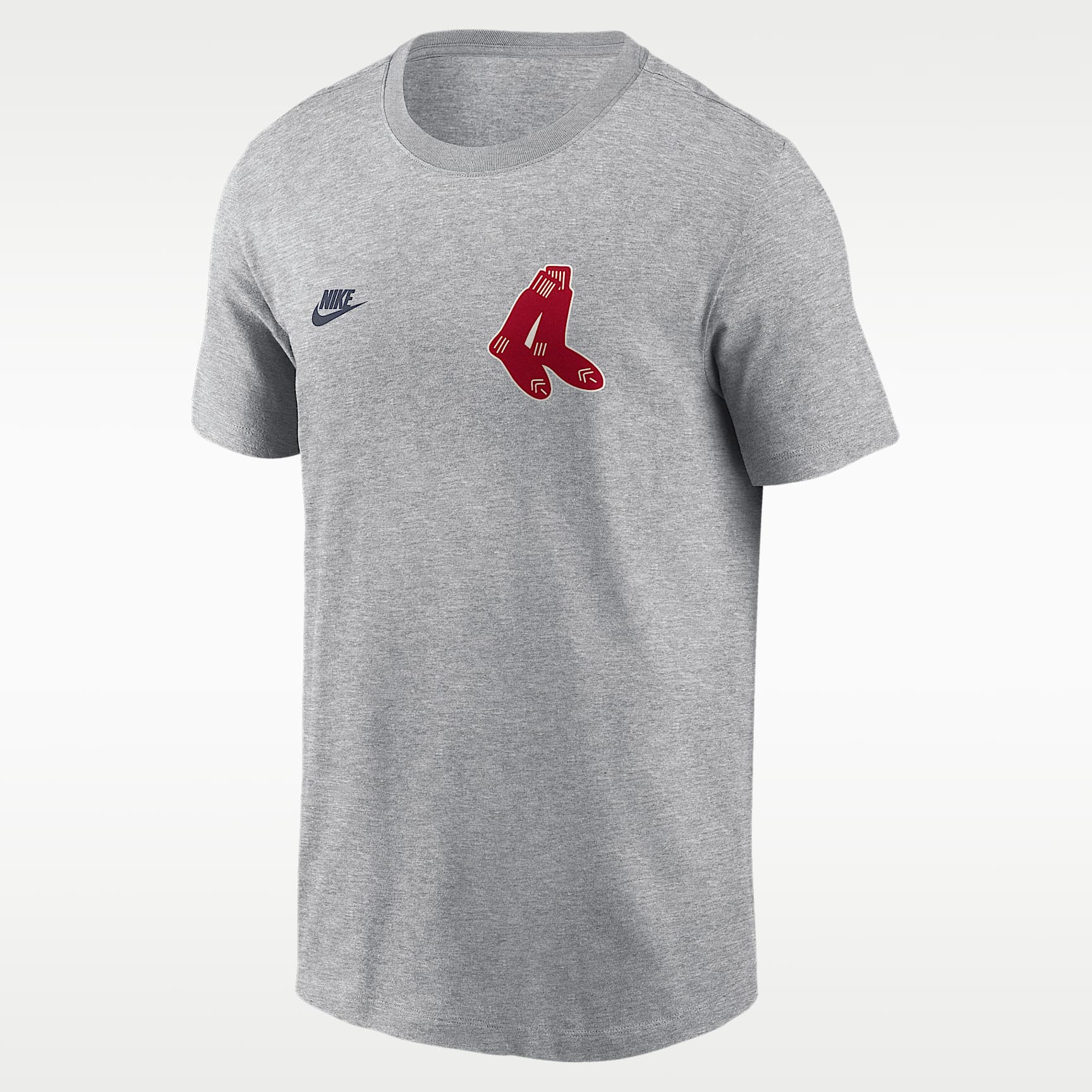 Boston Red Sox Cooperstown 2-Hit Large Logo Men's Nike MLB T-Shirt