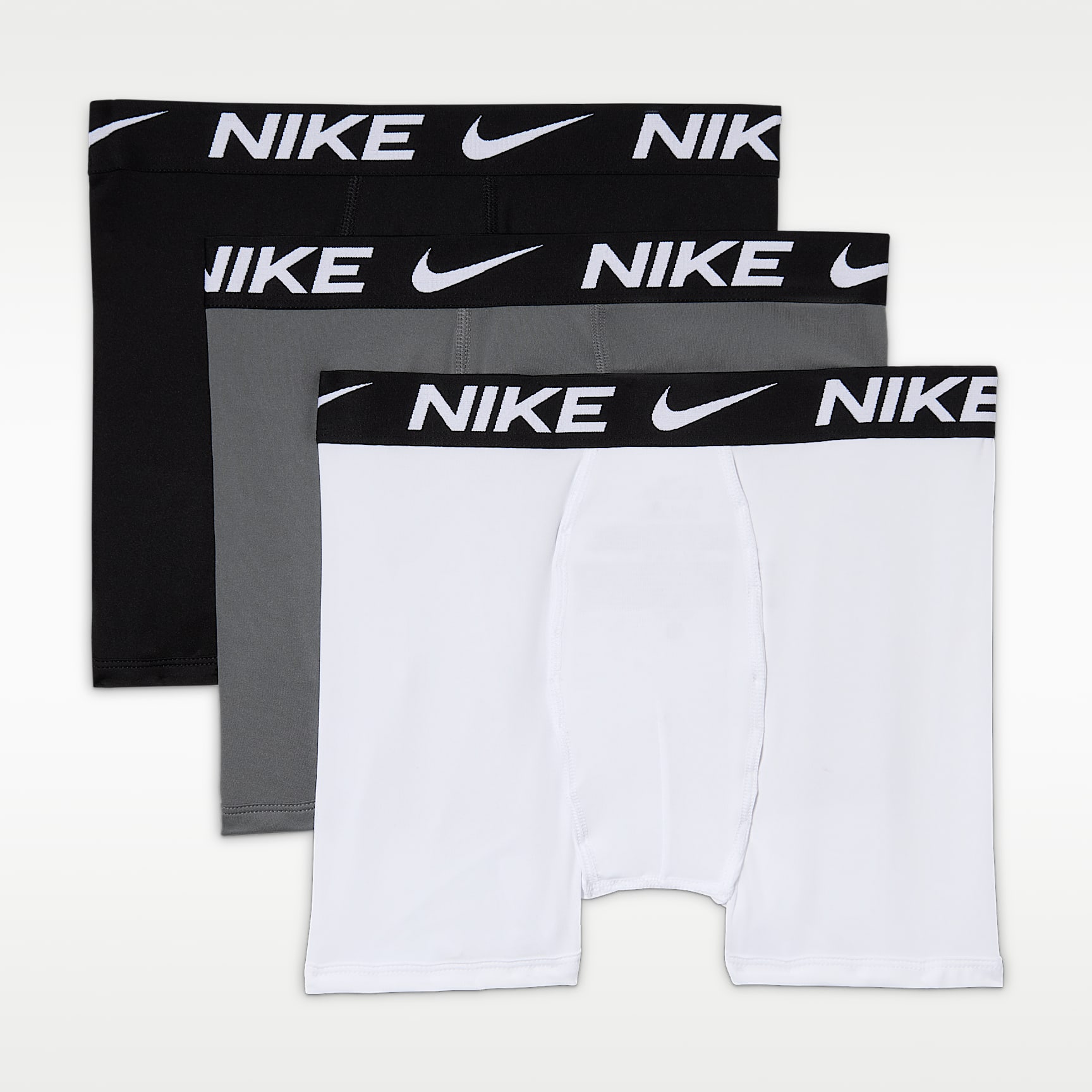 Bokserki dla dużych dzieci Dri-FIT Solid Nike (3 pary)
