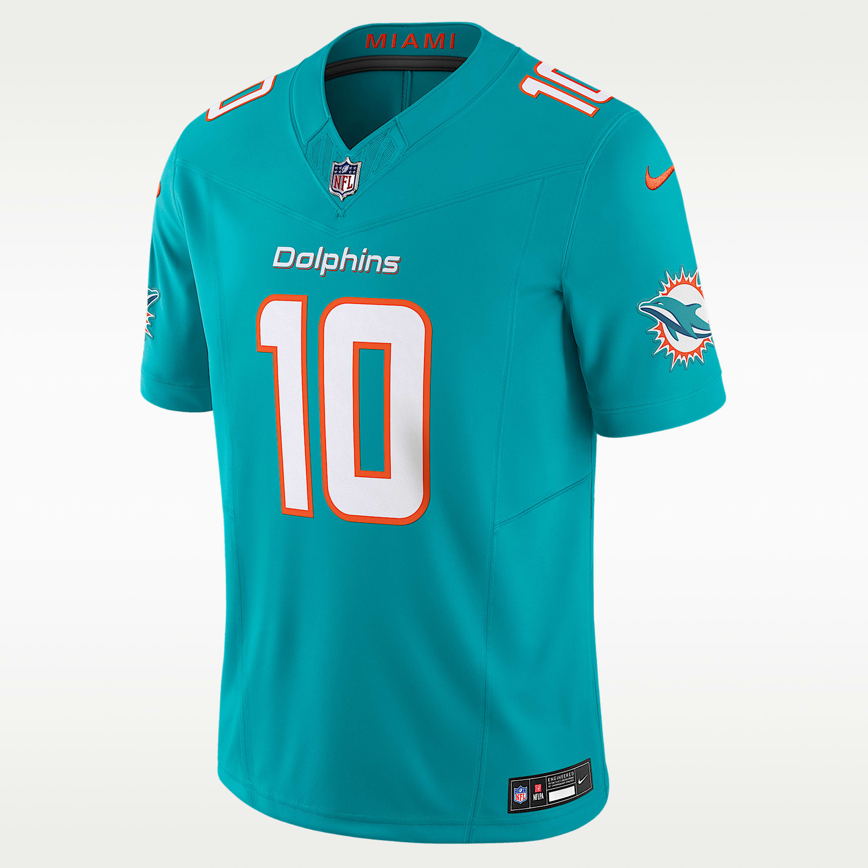 Jersey de fútbol americano Nike Dri-FIT de la NFL Limited para hombre Tyreek Hill Miami Dolphins
