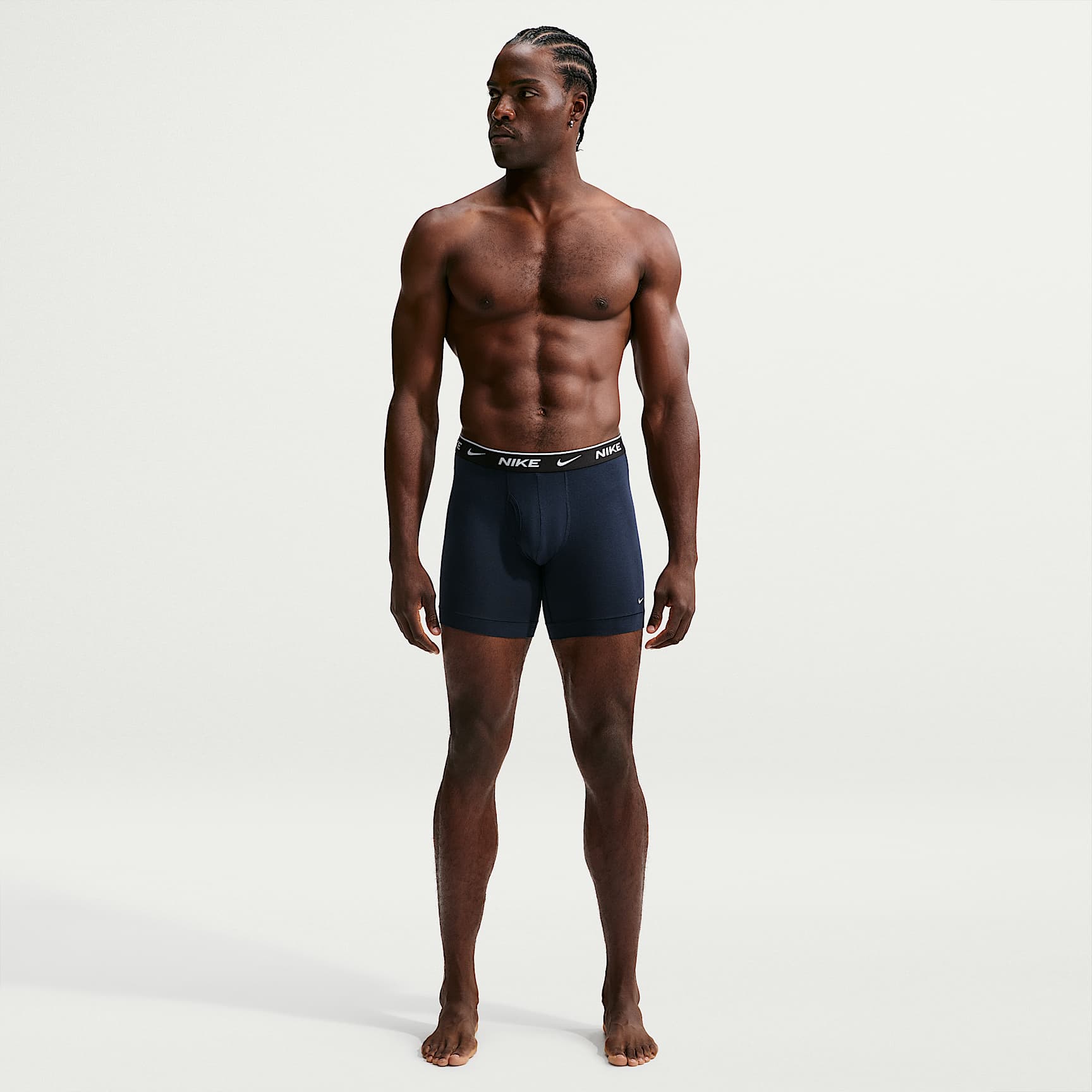 Nike Essential Men's Cotton Stretch Boxer Briefs (3-Pack)