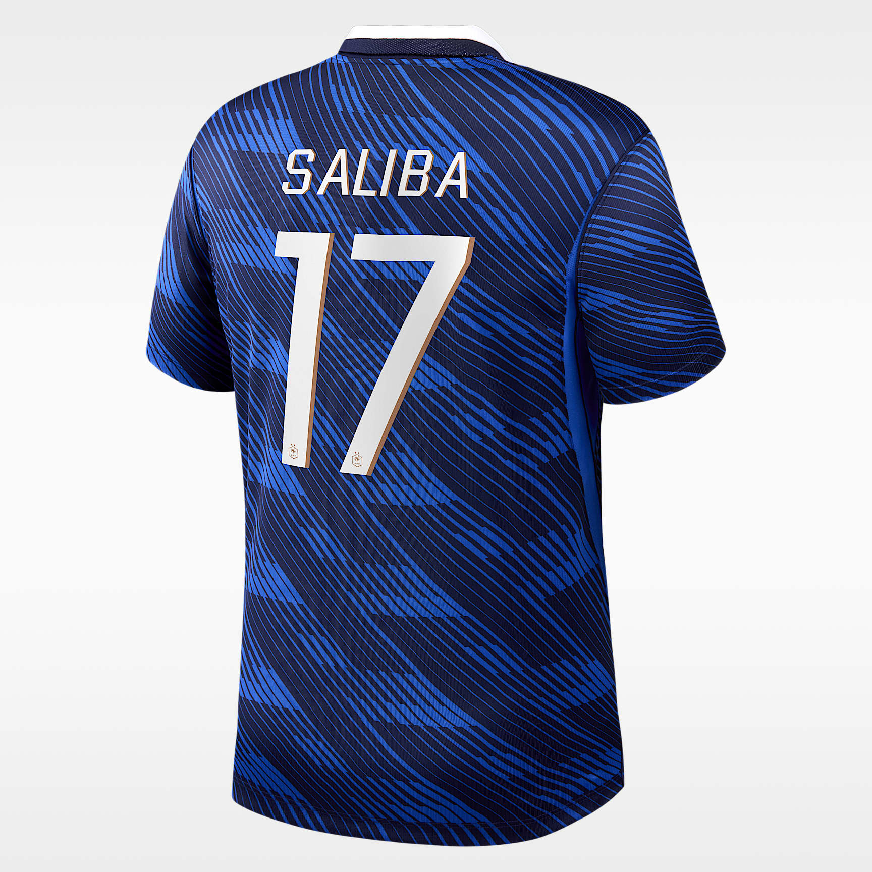 Jersey de fútbol Nike Dri-FIT para hombre William Saliba France National Team 2026 Stadium Home