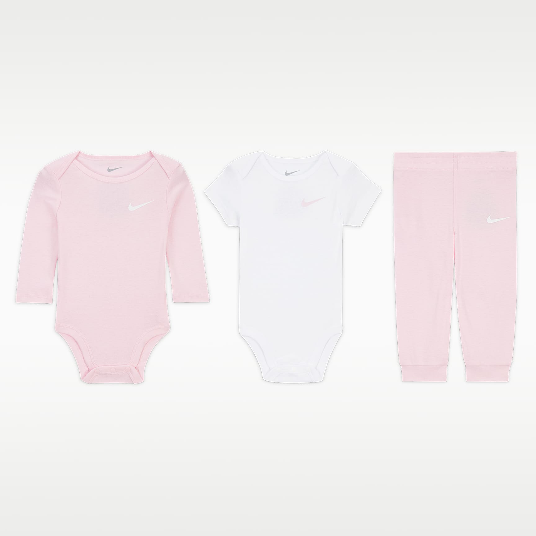 Nike Baby Essentials Baby (0-6M) 3-Piece Bodysuit and Pants Set