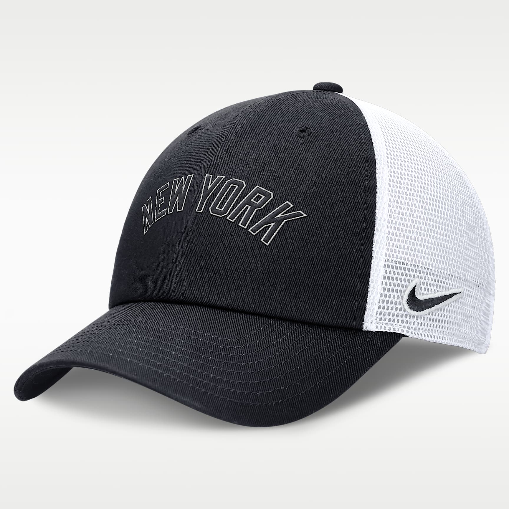 Gorra ajustable Nike de la MLB para hombre New York Yankees Evergreen Wordmark Club