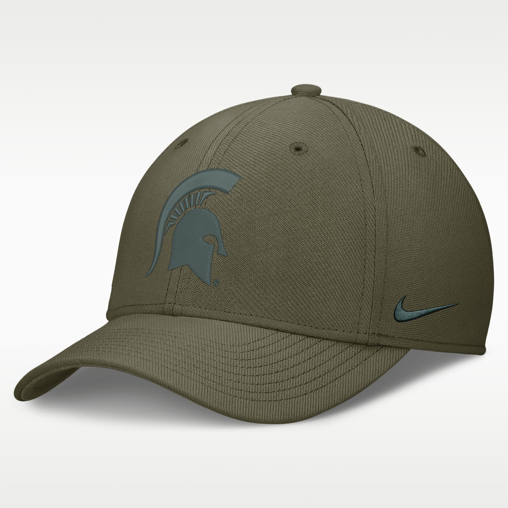 Gorra universitaria Nike Dri-FIT para hombre Michigan State Primetime