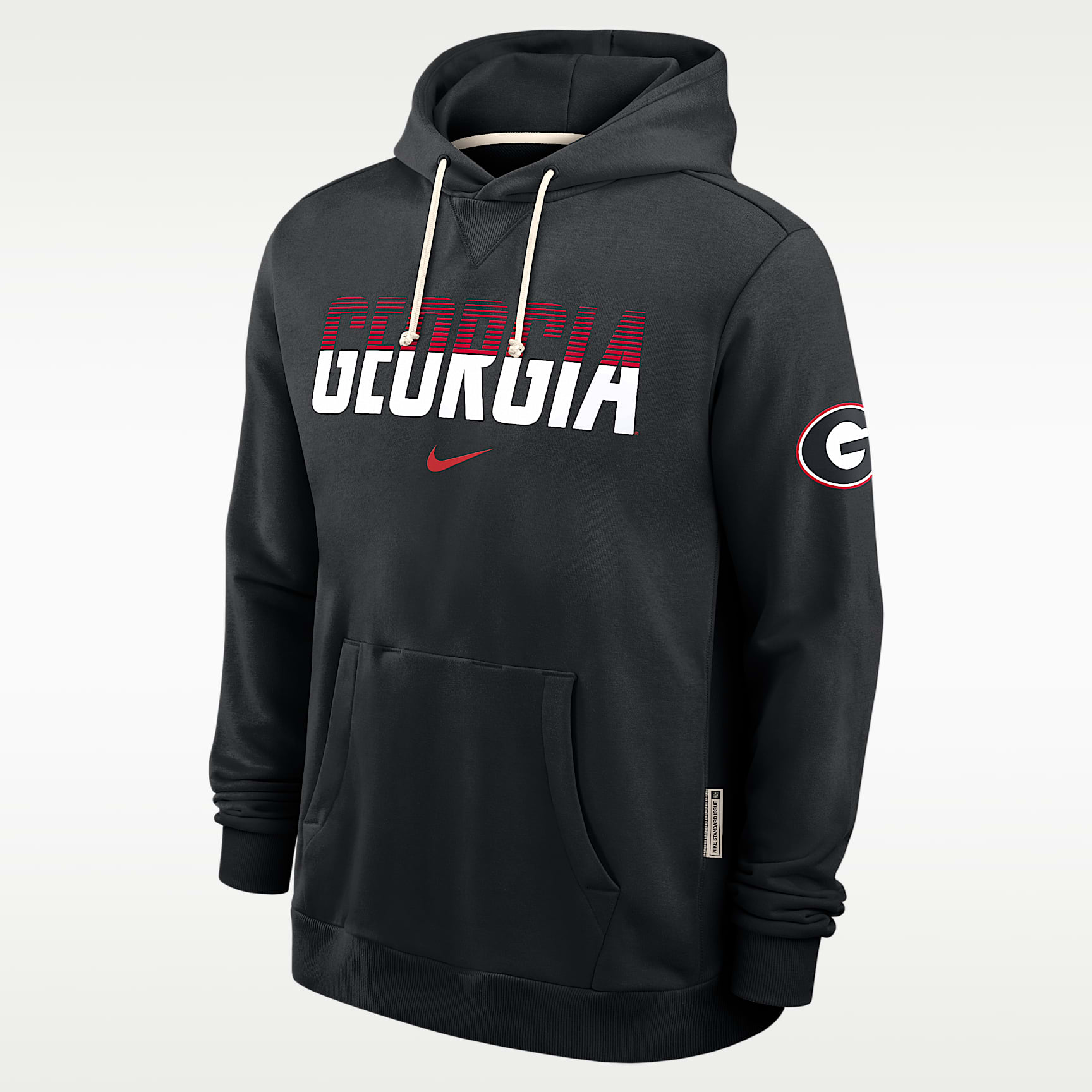 Sudadera con gorro sin cierre universitaria Nike Dri-FIT para hombre Georgia Sideline Standard Issue