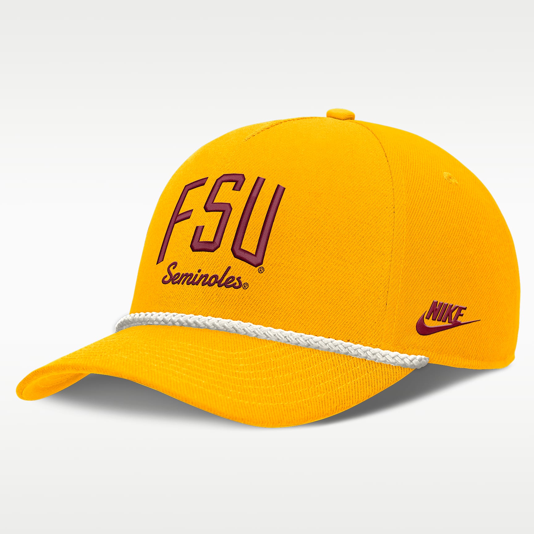 Florida State Legacy Letter Rise Men's Nike Dri-FIT College A-Frame Adjustable Hat
