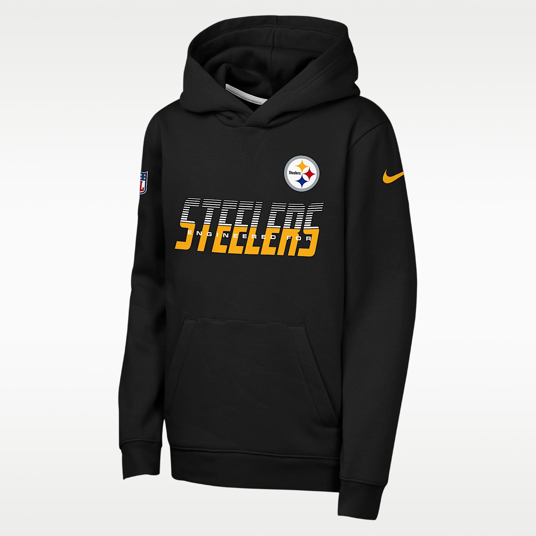 Pittsburgh Steelers Sideline Big Kids' Nike NFL Pullover Hoodie