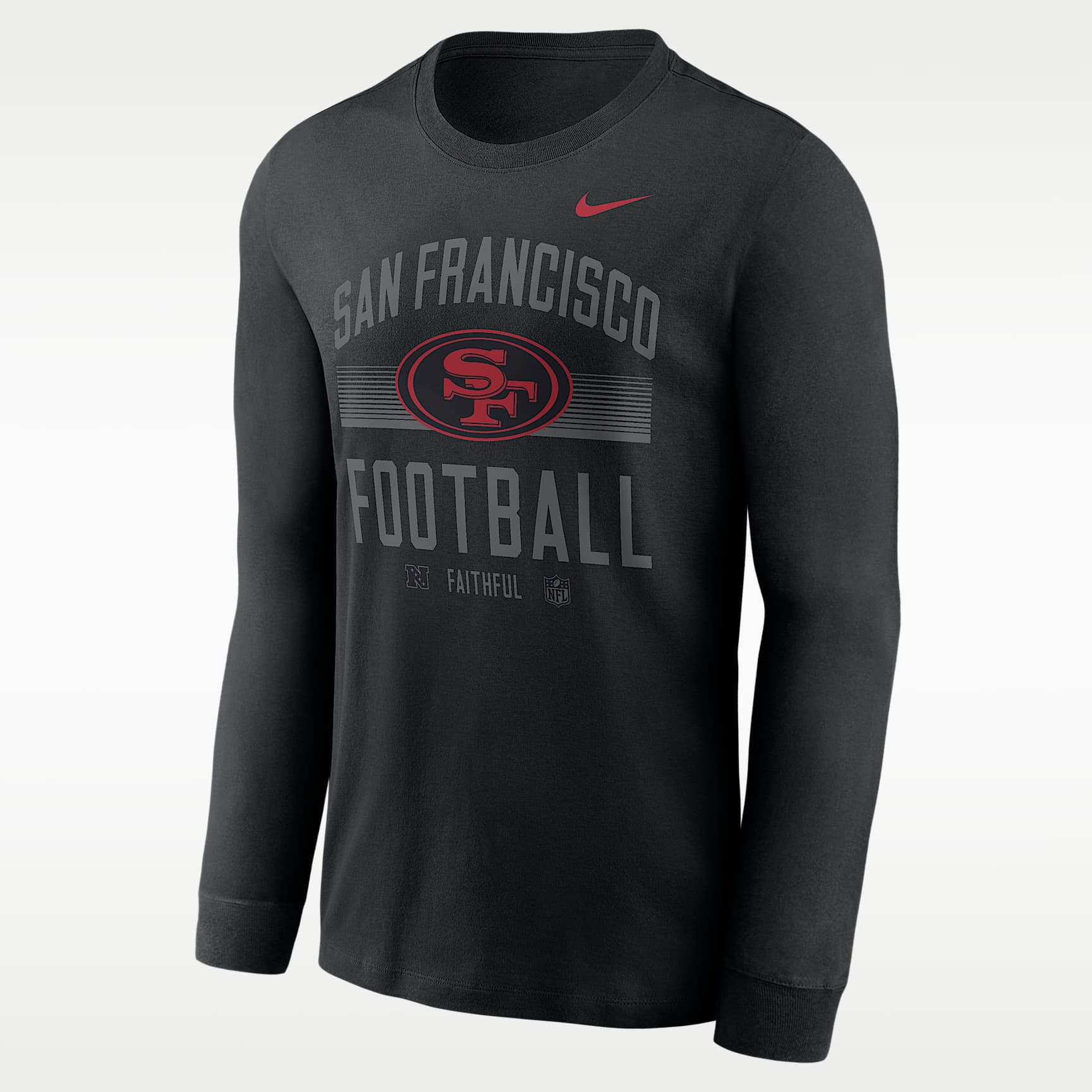 San Francisco 49ers Essential Men's Nike Dri-FIT NFL Long-Sleeve T-Shirt