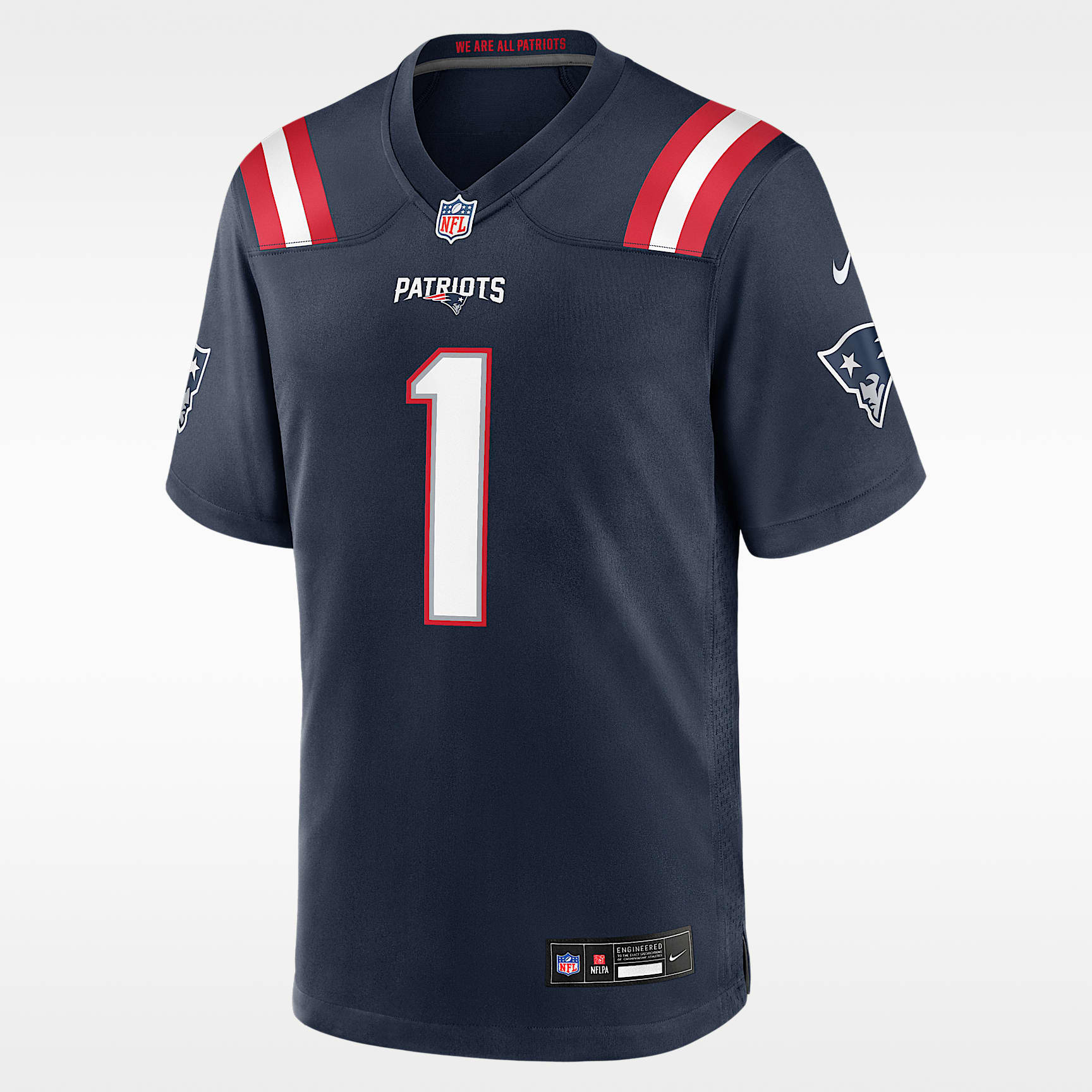 A.J. Brown New England Patriots Men's Nike NFL Game Jersey