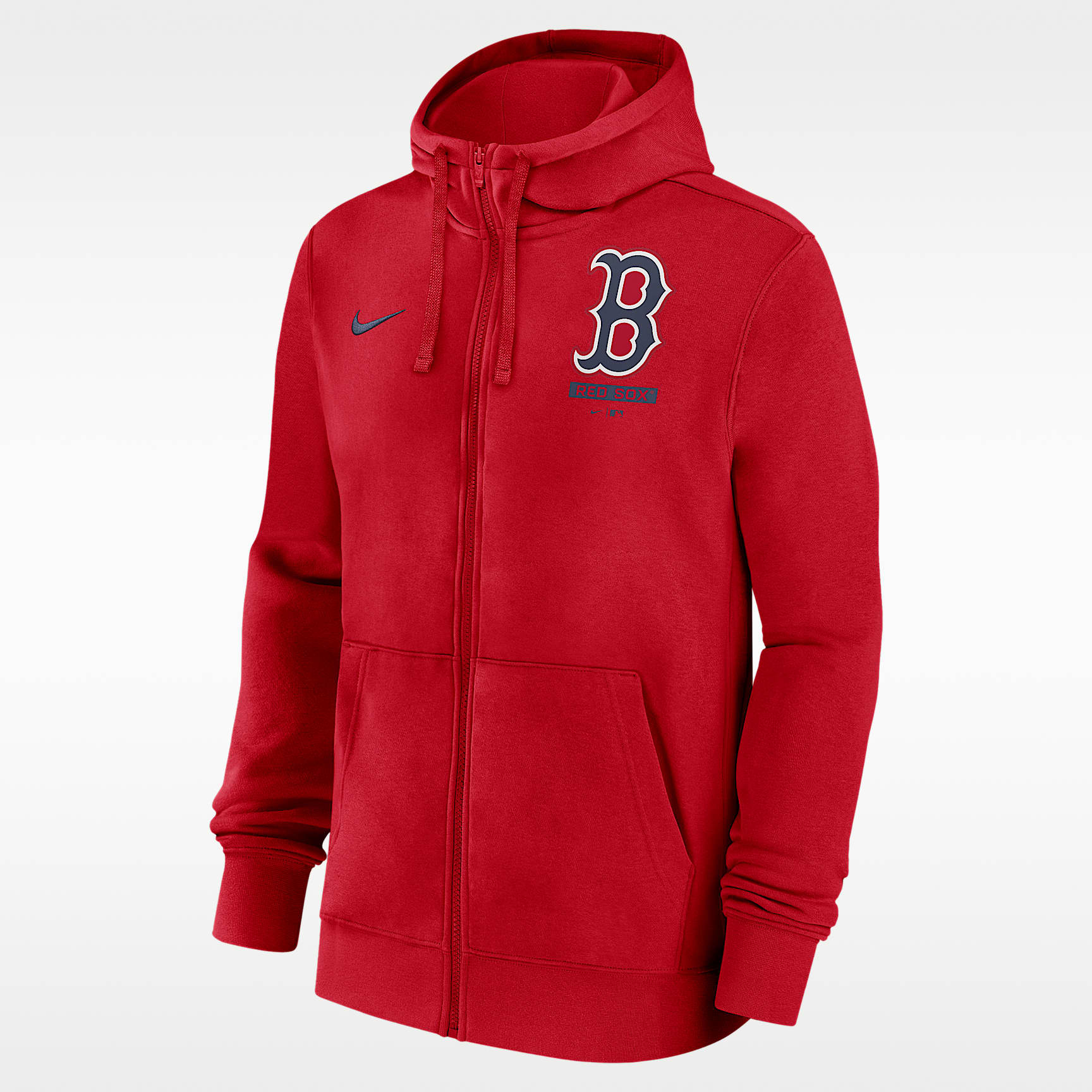 Boston Red Sox Lockup Men's Nike MLB Full-Zip Hoodie
