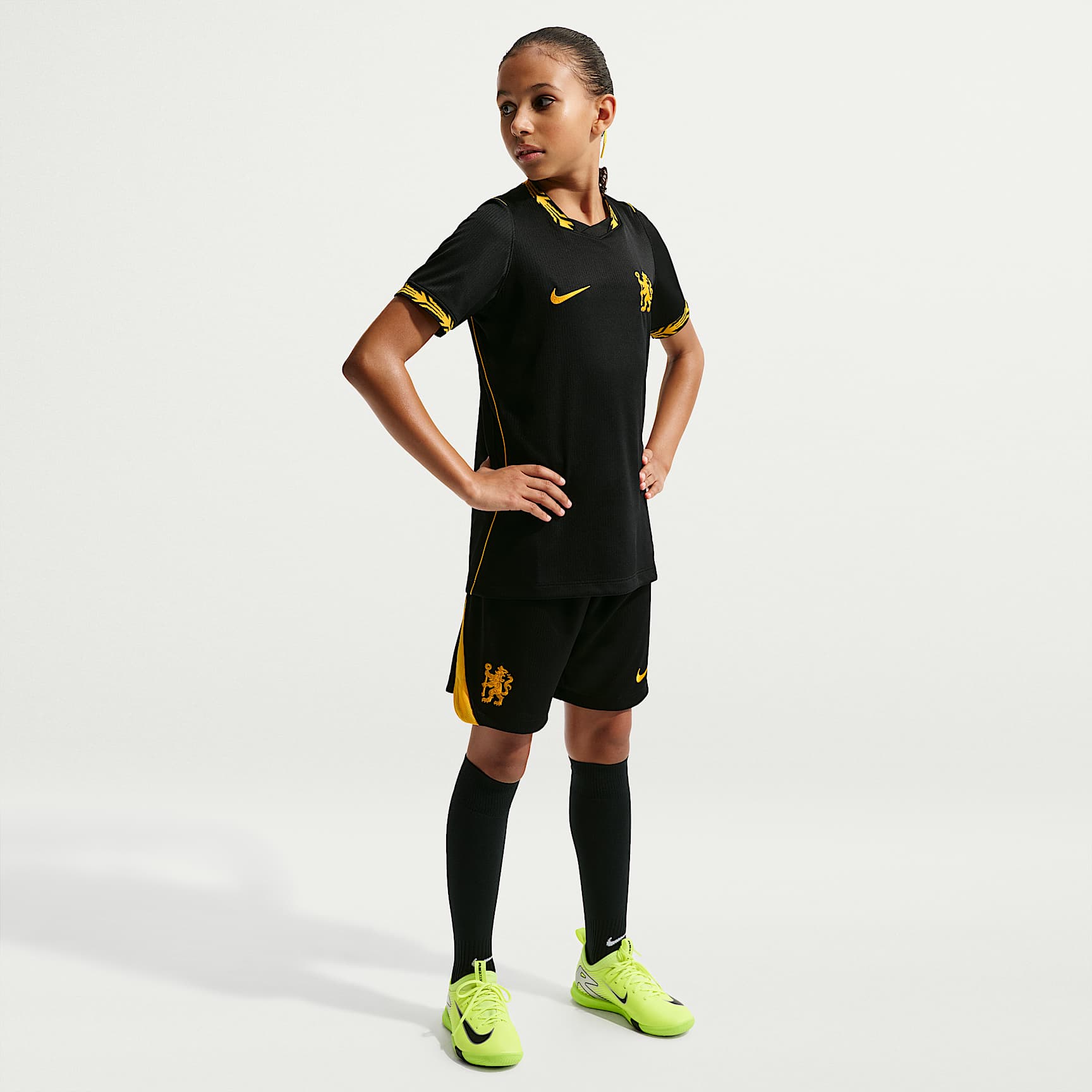Fotbollsshorts Chelsea FC 2026/27 Stadium (bortaställ) Nike Dri-FIT Replica för ungdom