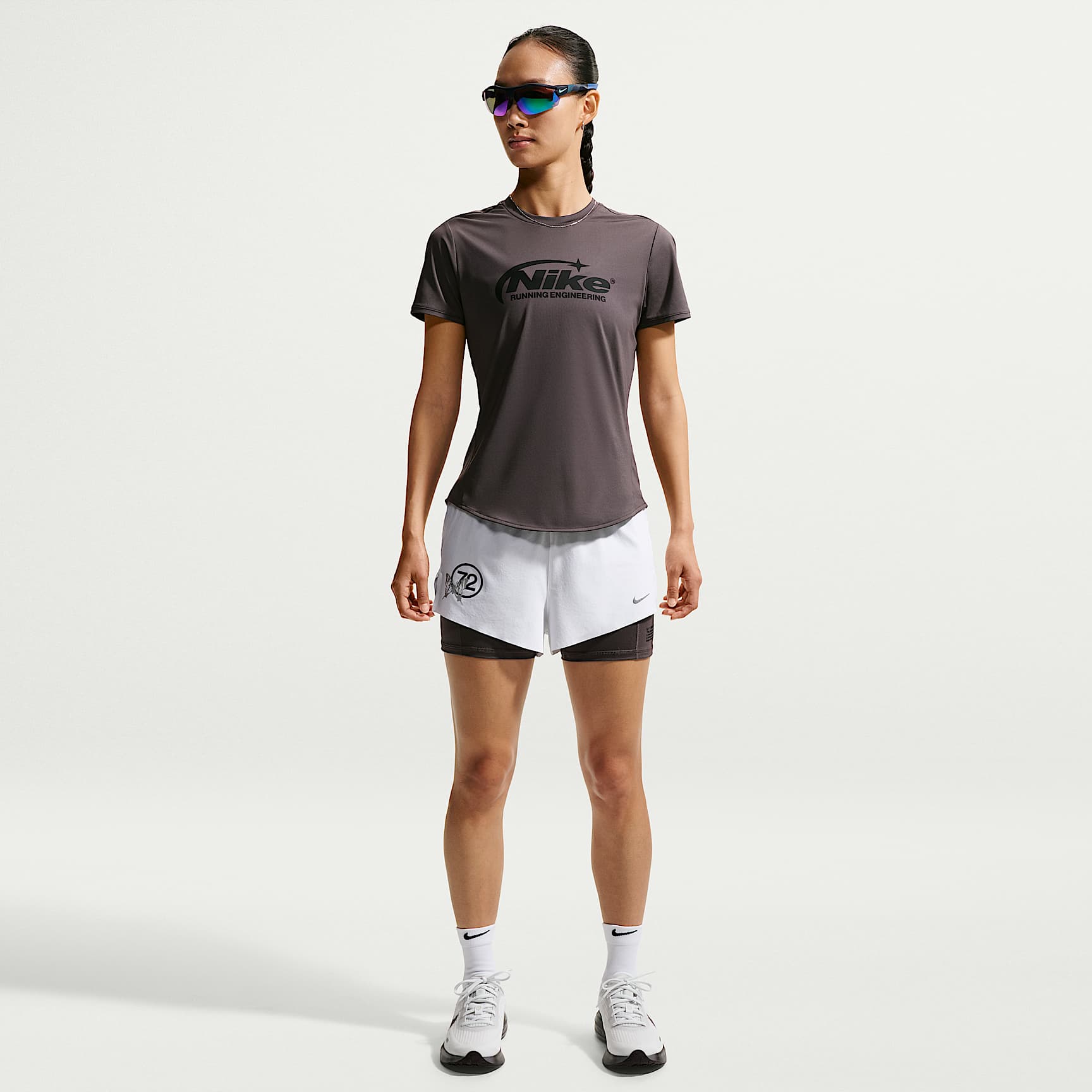 Nike Swift Women's Dri-FIT Mid-Rise 2-in-1 Running Shorts