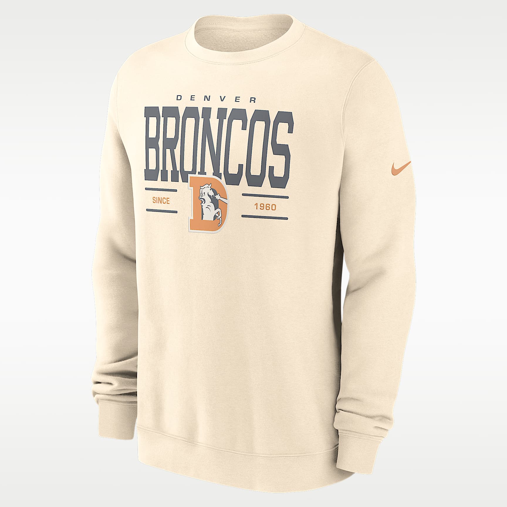 Denver Broncos Club Men's Nike NFL Pullover Crew
