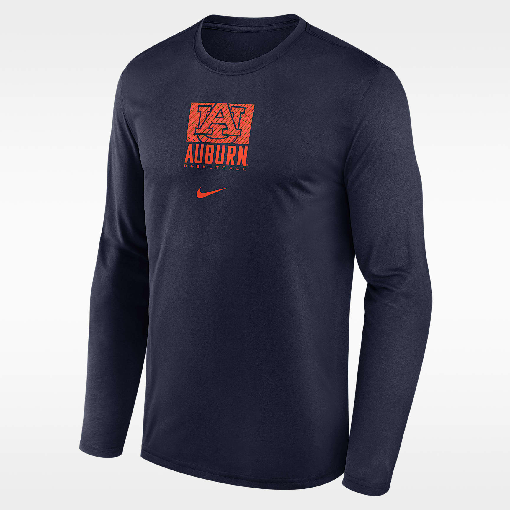 Playera de manga larga universitaria Nike Dri-FIT para hombre Auburn Courtside