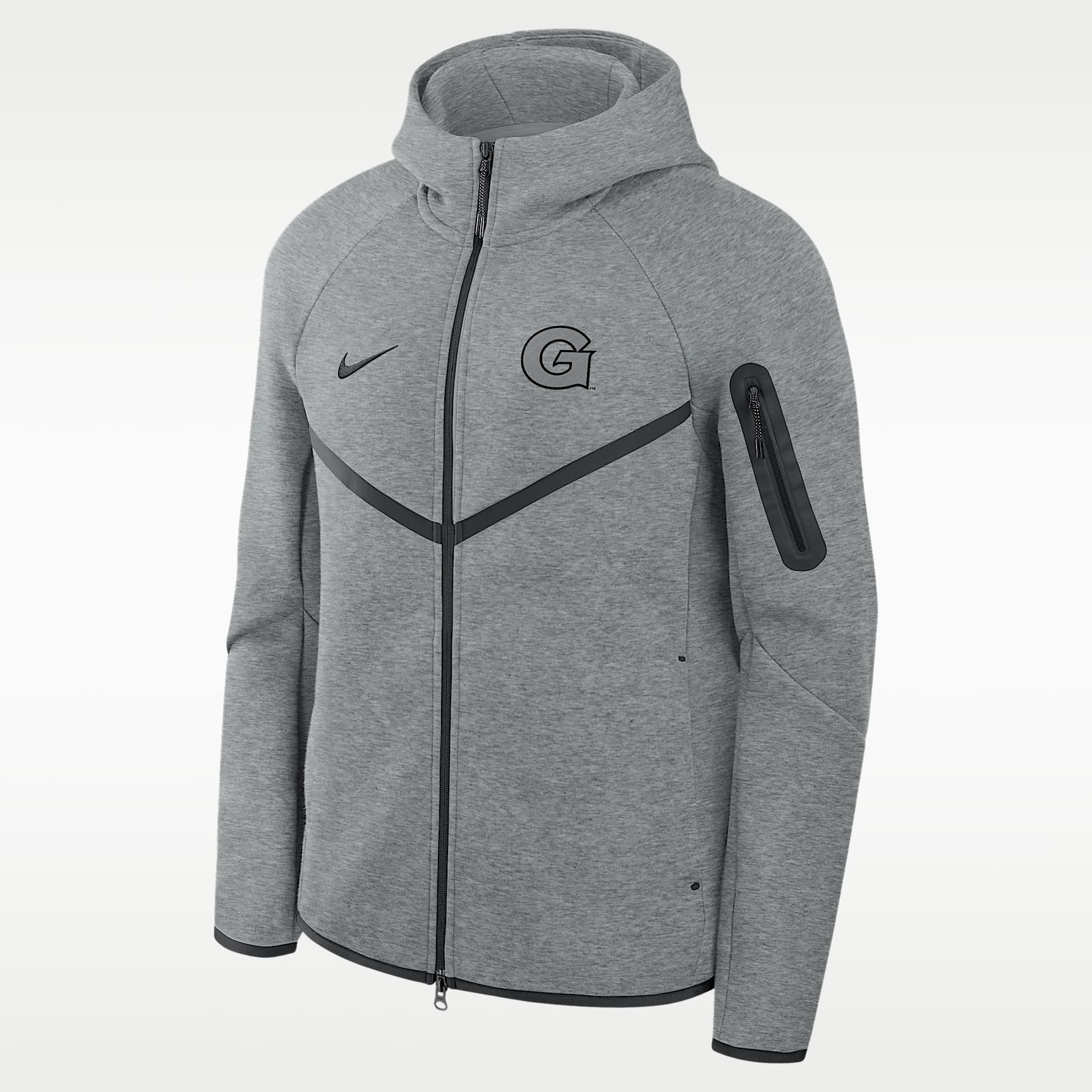Georgetown Hoyas Tech Men's Nike Basketball Fleece Full-Zip Hoodie