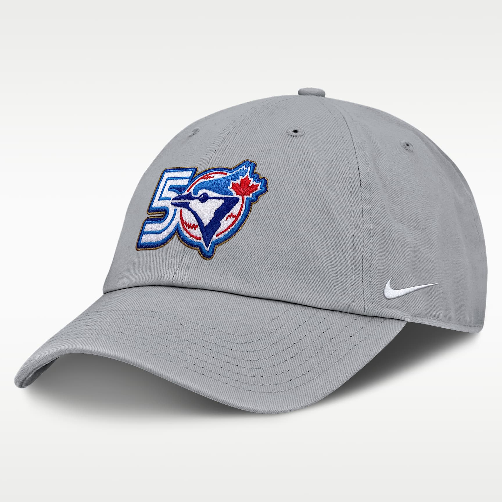 Gorra ajustable Nike de la MLB para hombre de Toronto Blue Jays 50th Season Club