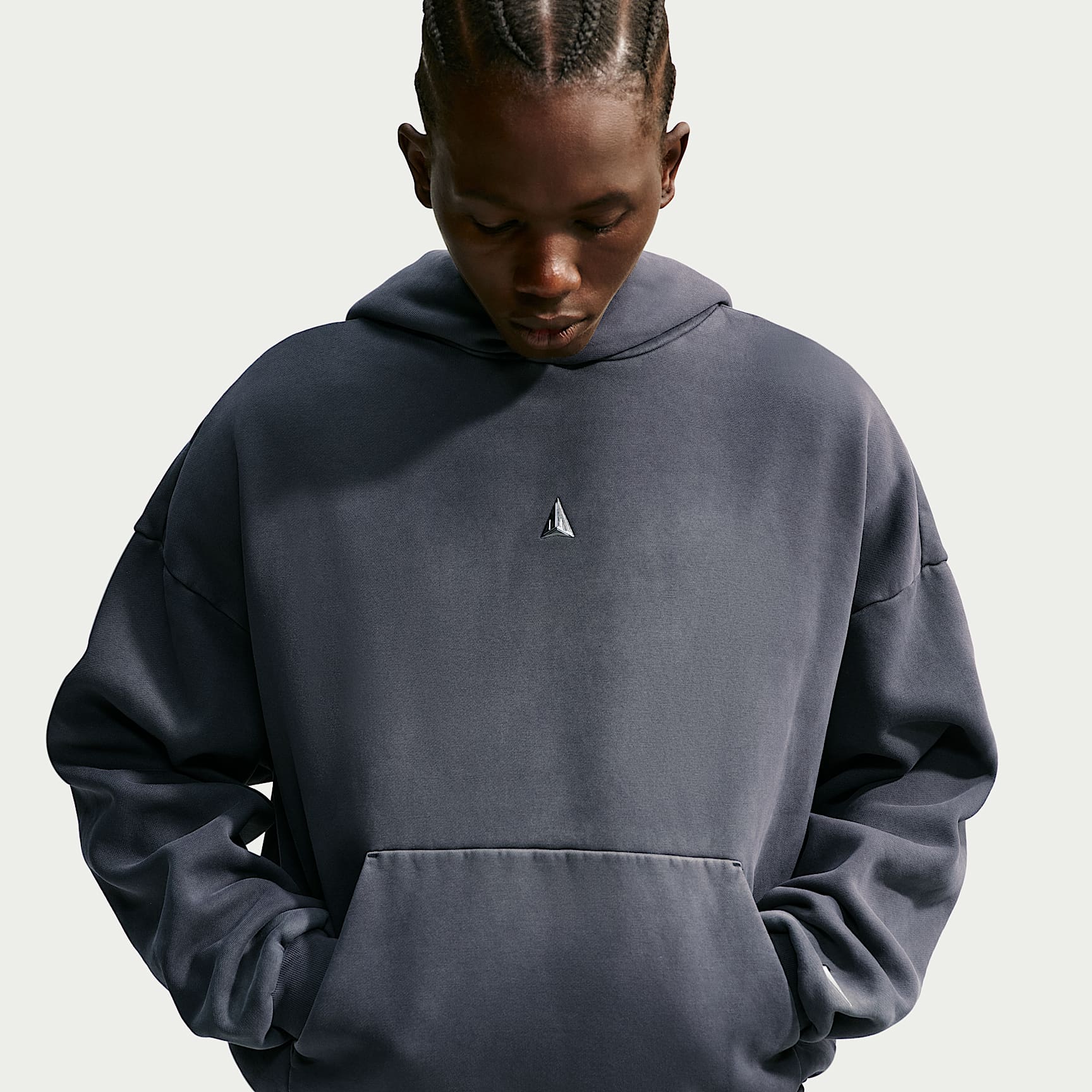 Ja Standard Issue Men's Therma-FIT Fleece Pullover Basketball Hoodie