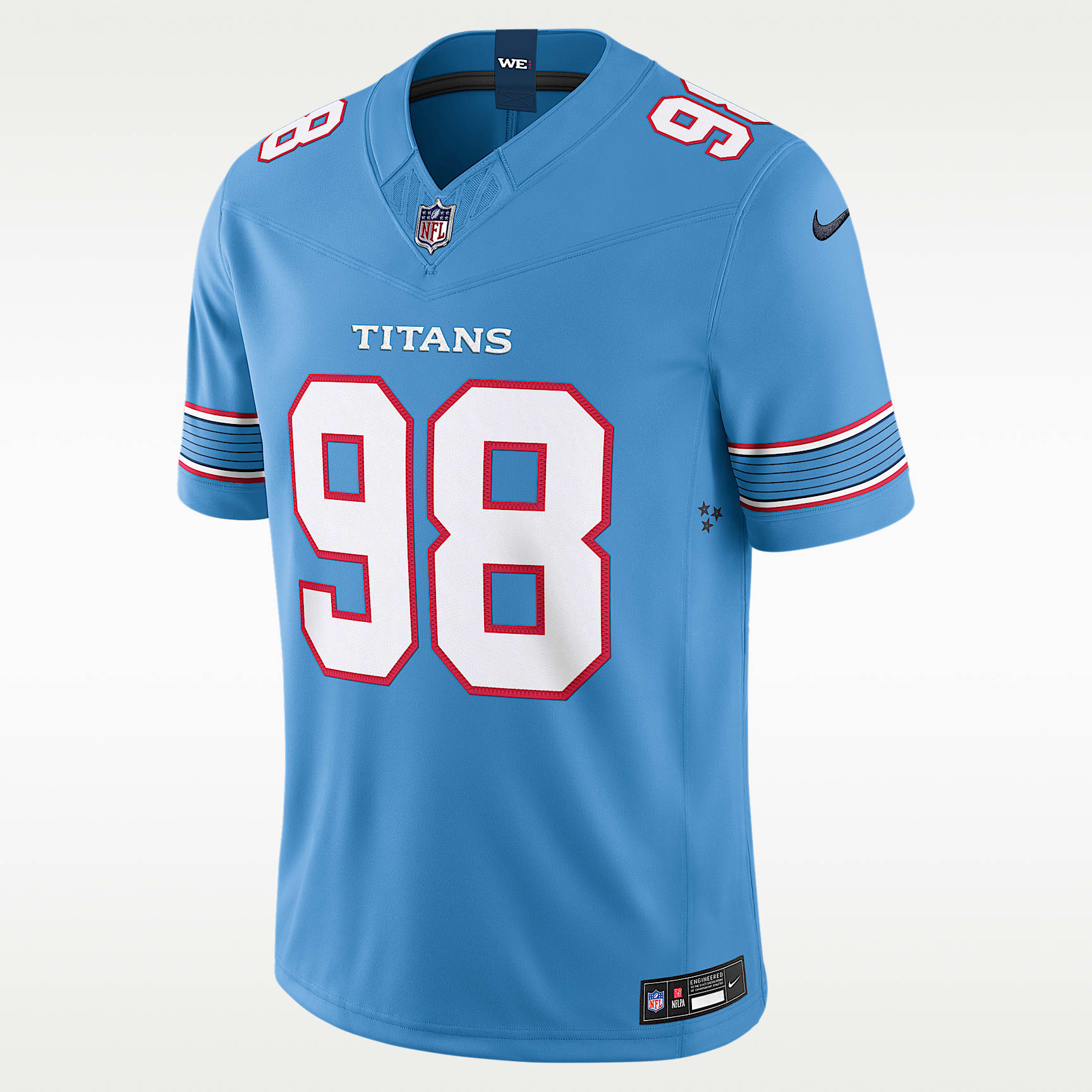 Jersey Nike Dri-FIT de la NFL Limited para hombre Jeffery Simmons Tennessee Titans