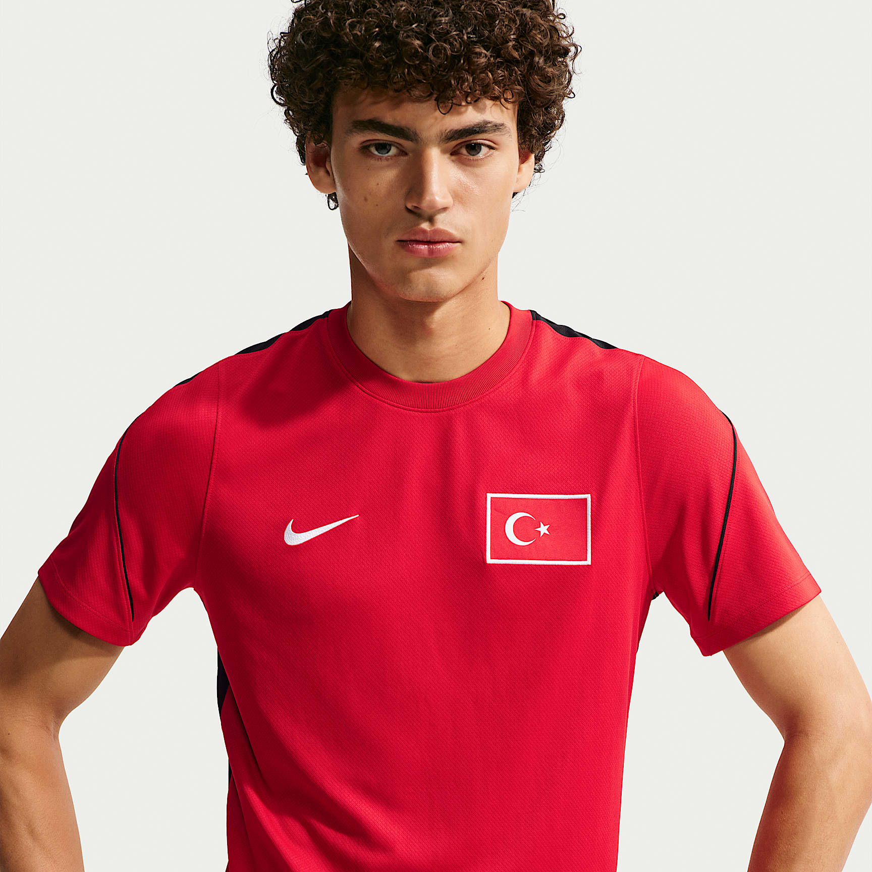 Turkije 2026 Strike top met korte mouwen Nike Dri-FIT voetbaltop met korte mouwen voor heren