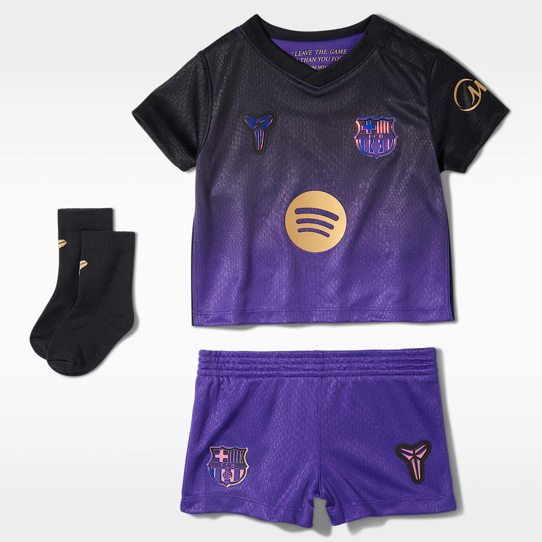 F.C. Barcelona 2026/27 Stadium Away Baby/Toddler Kobe Football Replica 3-Piece Kit