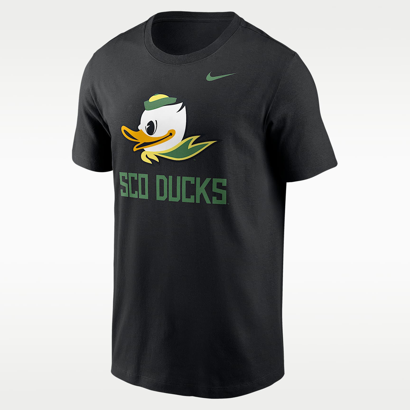 Playera universitaria Nike para hombre Oregon Primetime Logo Mantra