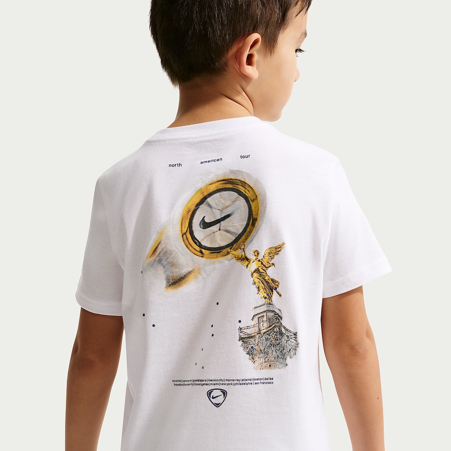 나이키 리틀 키즈 축구 월드 투어 그래픽 티셔츠