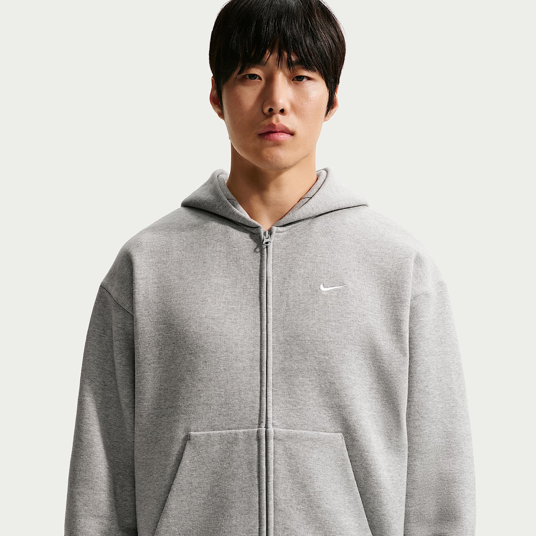 Nike Solo Swoosh Tam Boy Fermuarlı Erkek Kapüşonlu Üstü