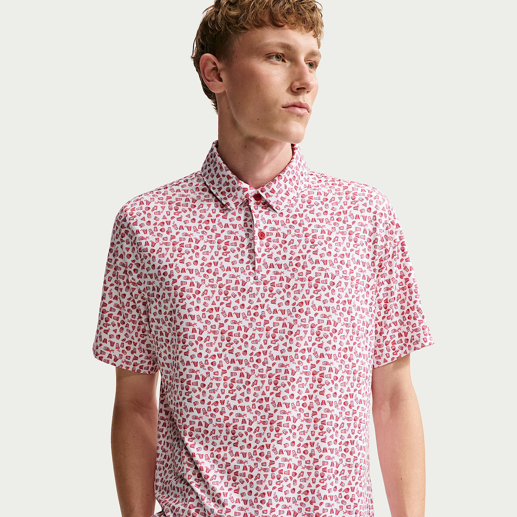 Nike Velocity Dri-FIT-golfpolo med mikromønster til mænd