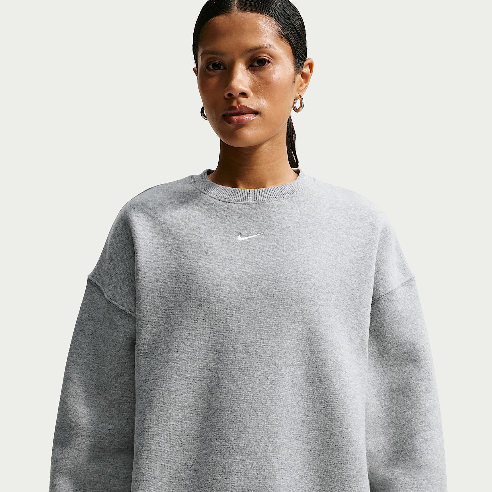 Nike Studio Fleece Medium Weight Camiseta oversize - Mujer