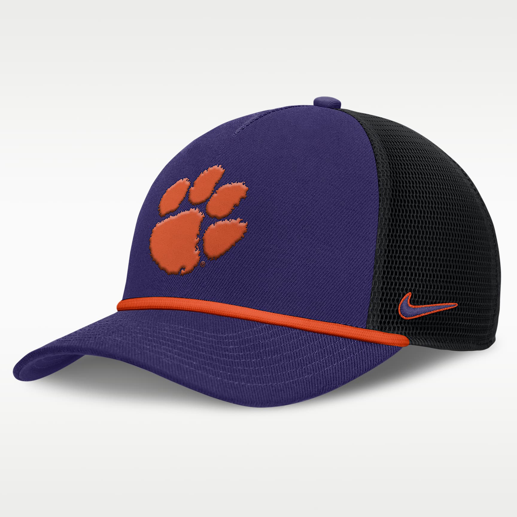 Clemson Primetime Rise Men's Nike College Trucker Adjustable Hat