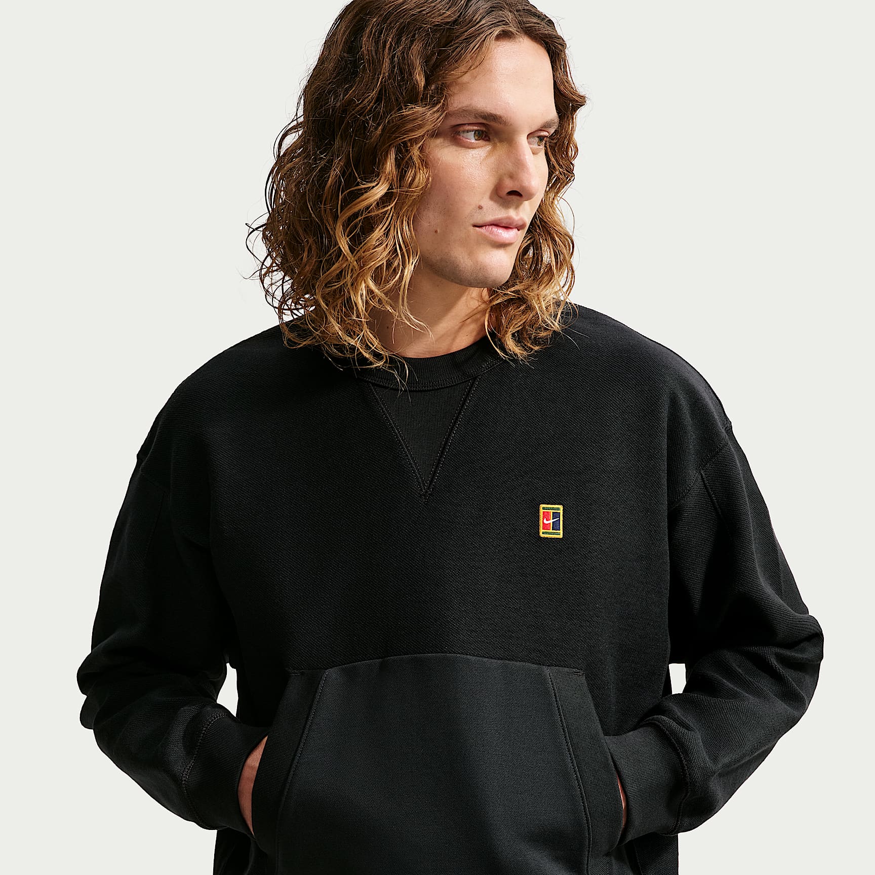 Sudadera de cuello redondo de French Terry para hombre Nike Club Rules