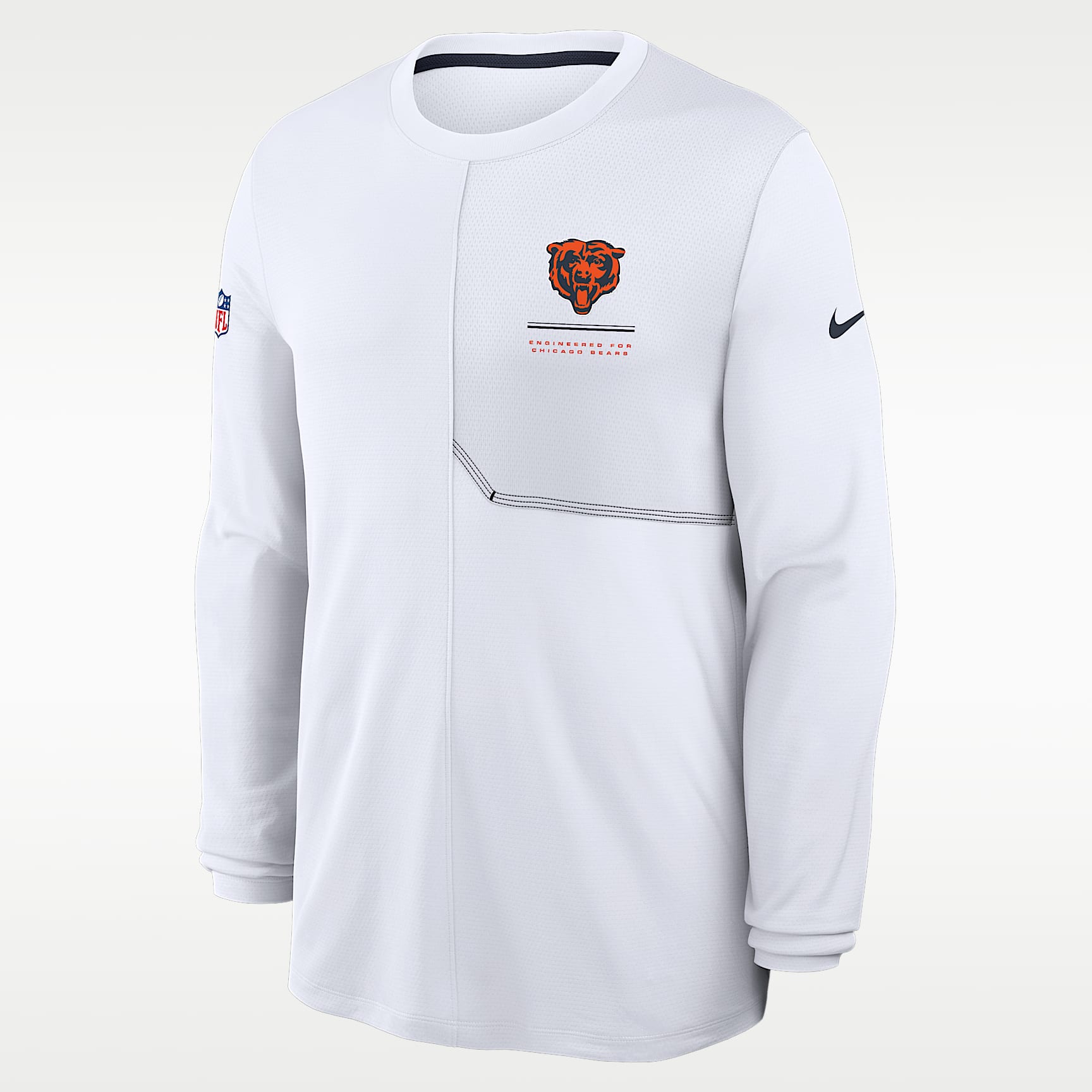 Chicago Bears Sideline Coach Men's Nike Dri-FIT NFL Long-Sleeve Top