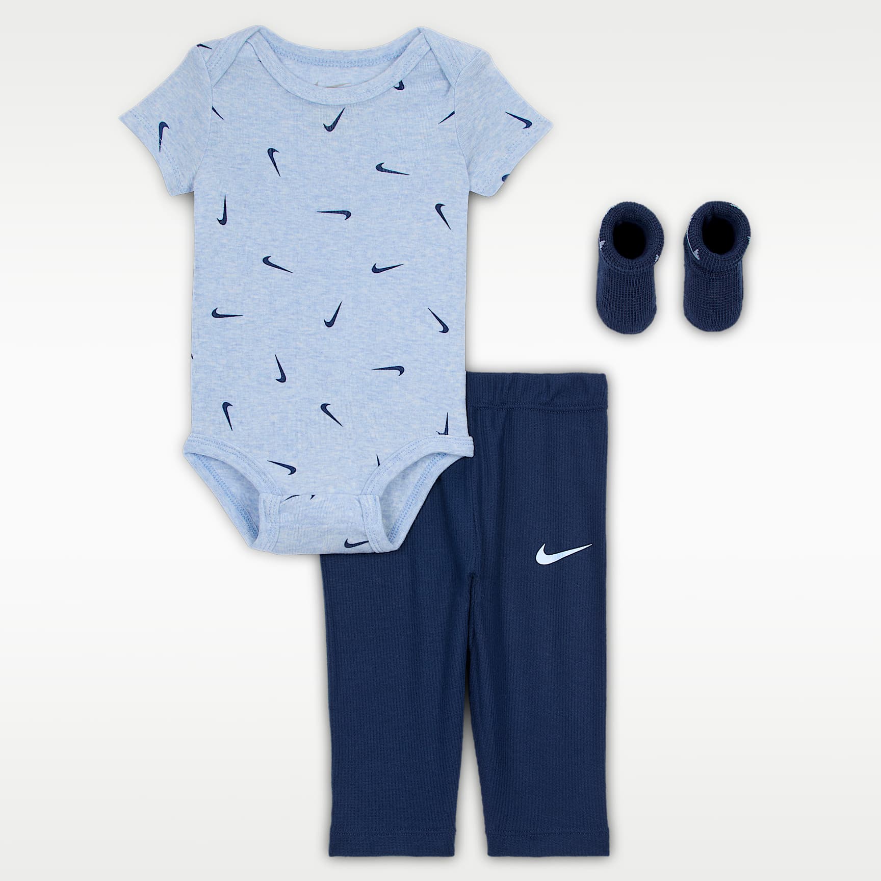 Nike Baby 3-Piece Bodysuit and Waffle Pants Set