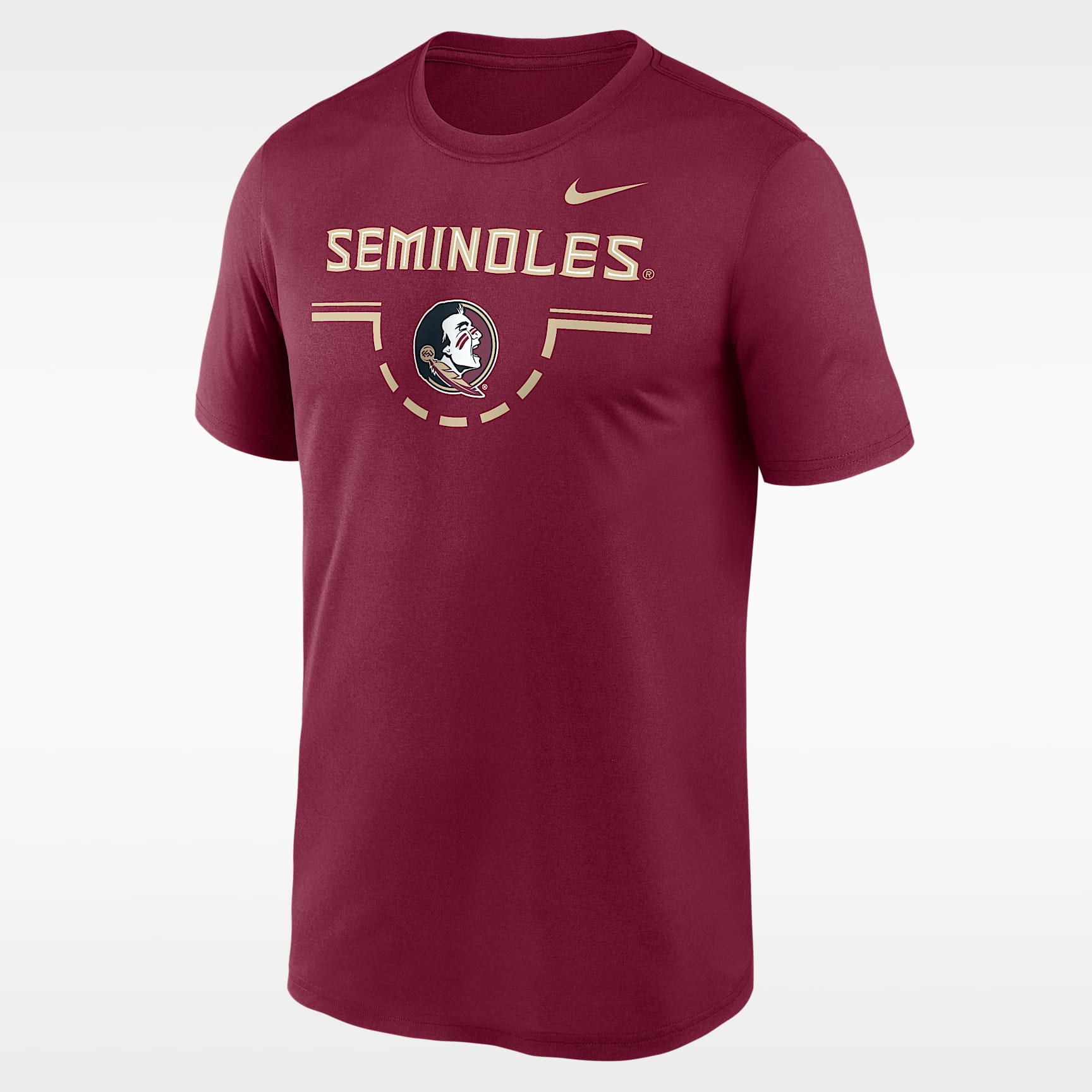 Playera universitaria Nike Dri-FIT para hombre Florida State Courtside