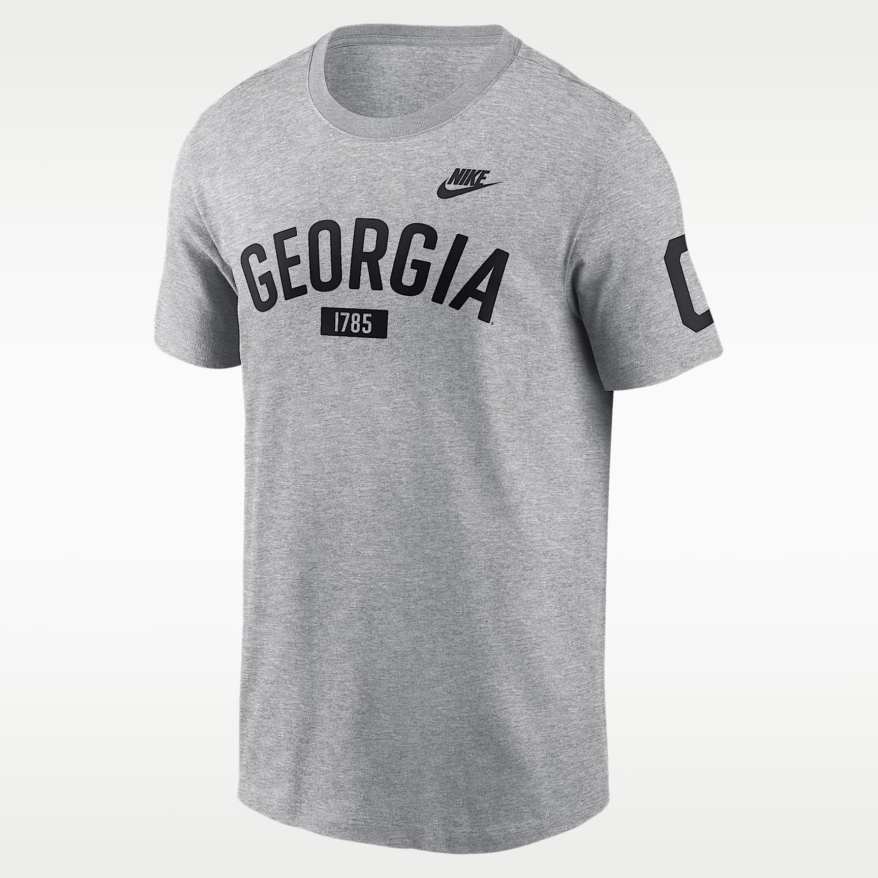 Playera universitaria Nike para hombre Georgia Legacy Arch 2-Hit