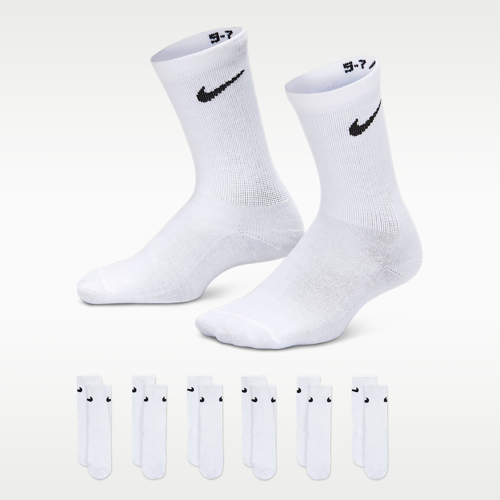 Nike Little Kids Crew Socks (6 Pairs)
