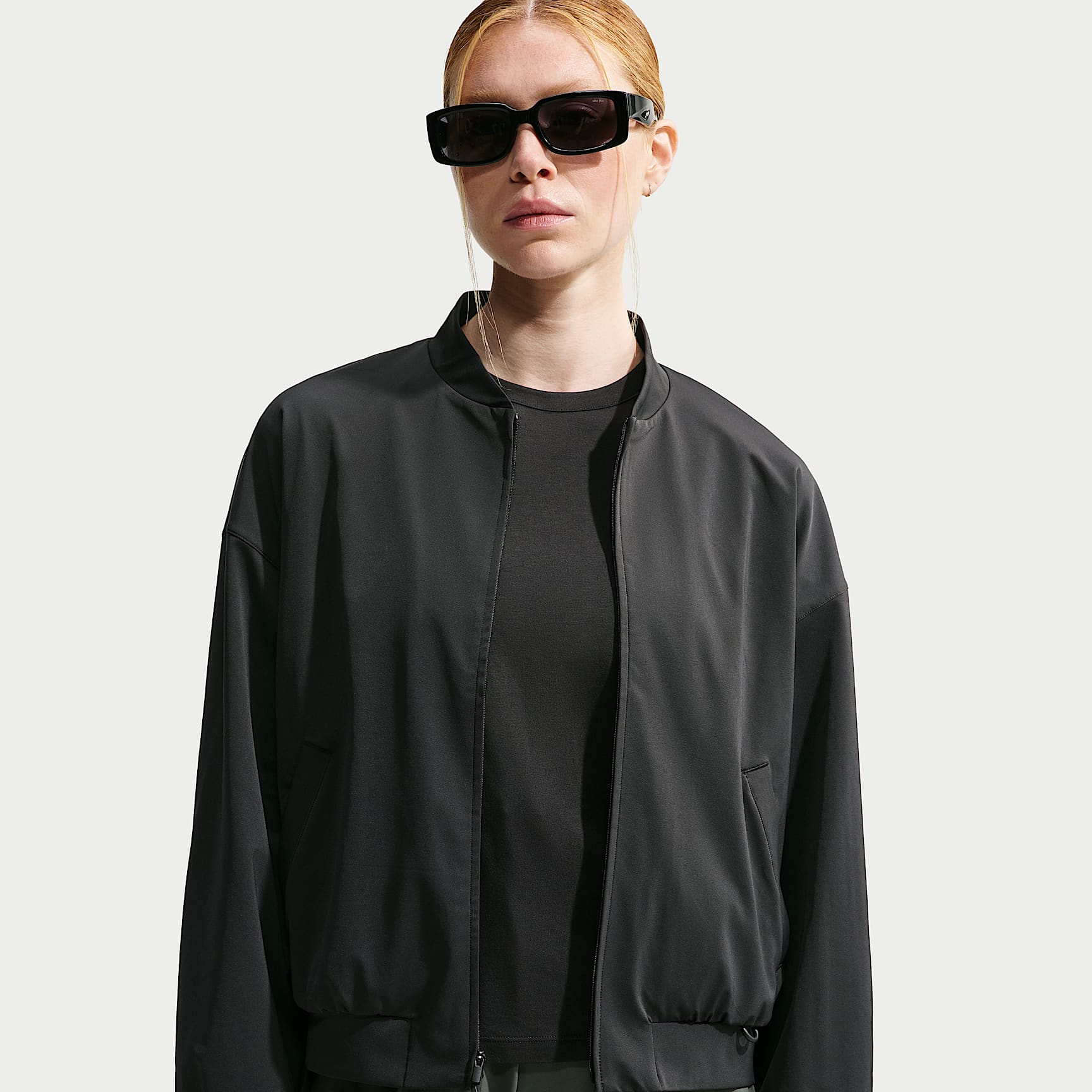 Nike 24.7 PerfectStretch Women's Dri-FIT UV Protection Oversized Bomber Jacket