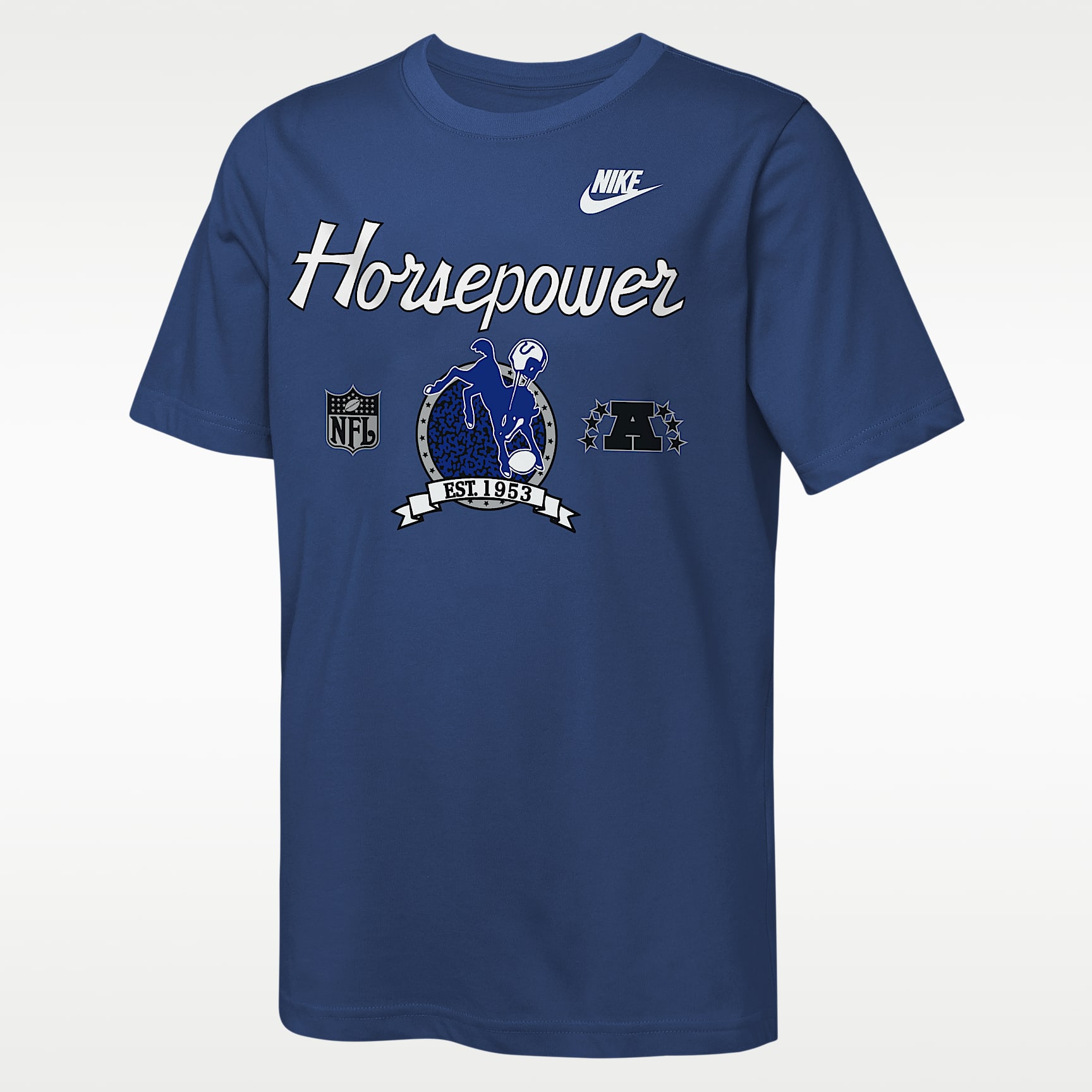 Indianapolis Colts Rewind Hometown Slub Big Kids' Nike Dri-FIT NFL T-Shirt