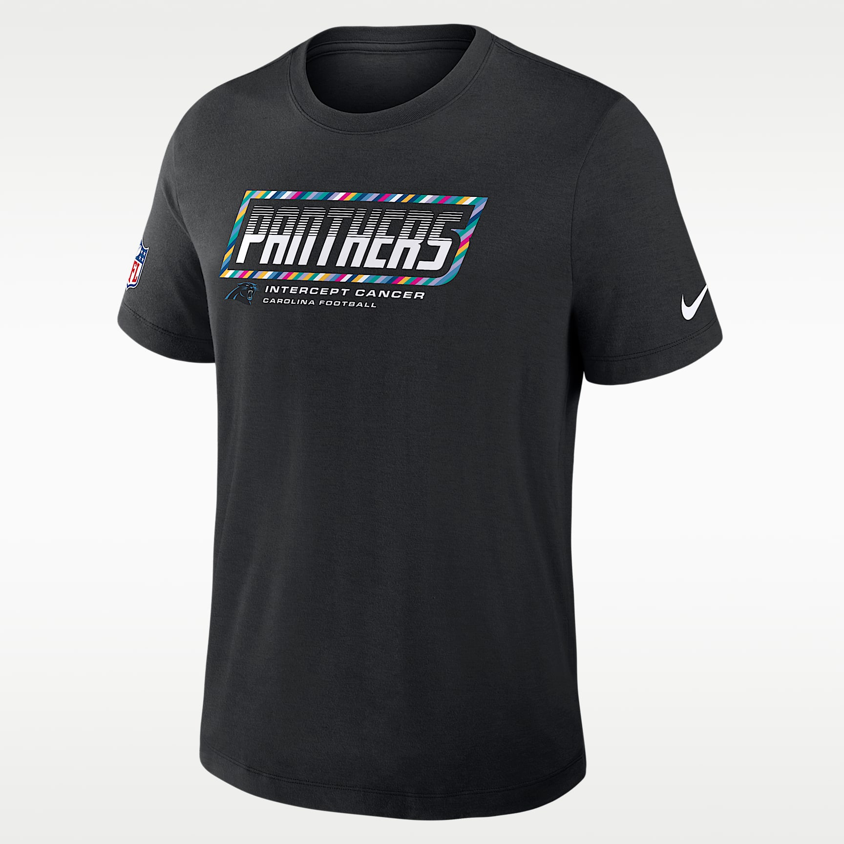 Playera Nike Dri-FIT de la NFL para hombre Carolina Panthers Crucial Catch Sideline
